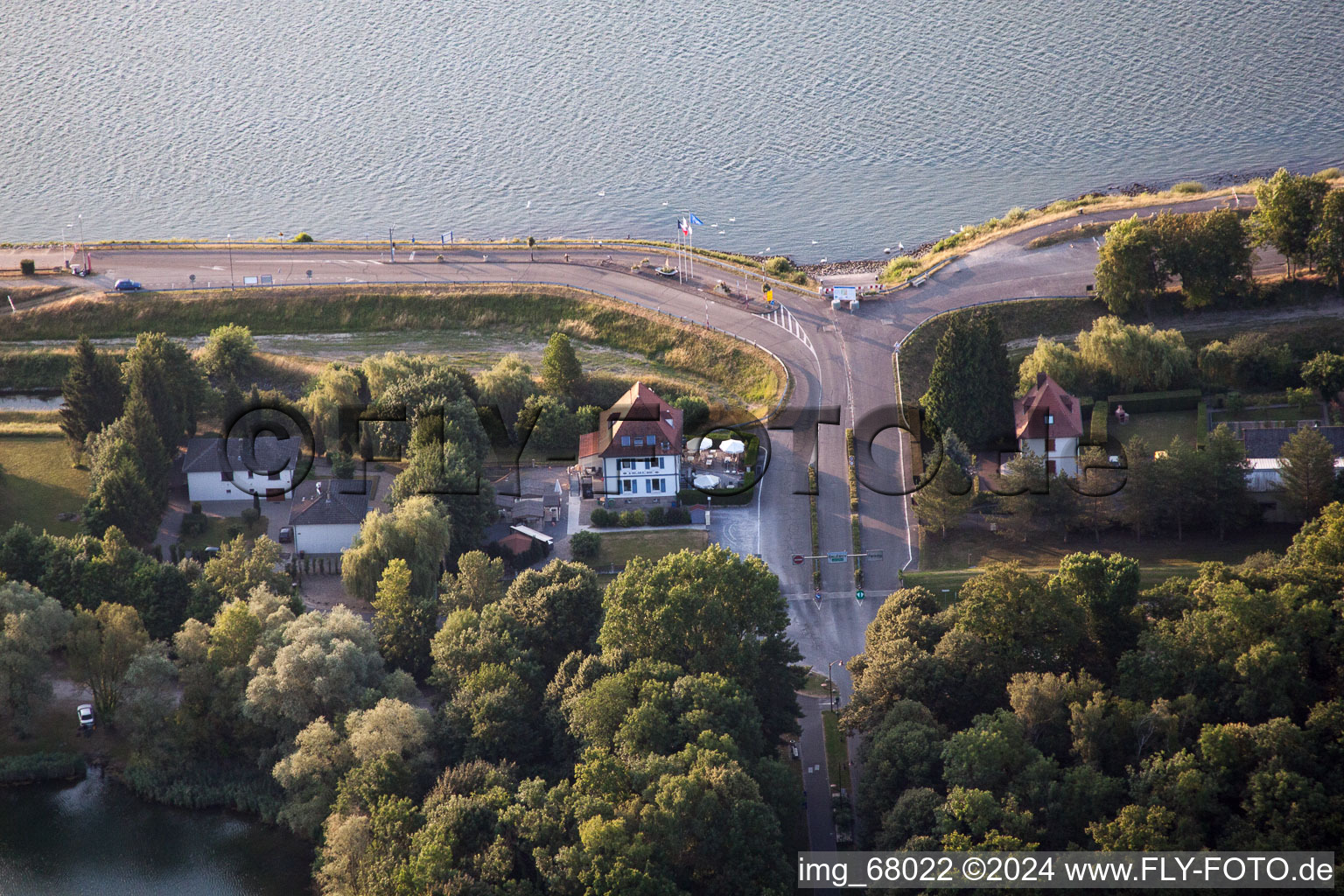 Photographie aérienne de Drusenheim dans le département Bas Rhin, France