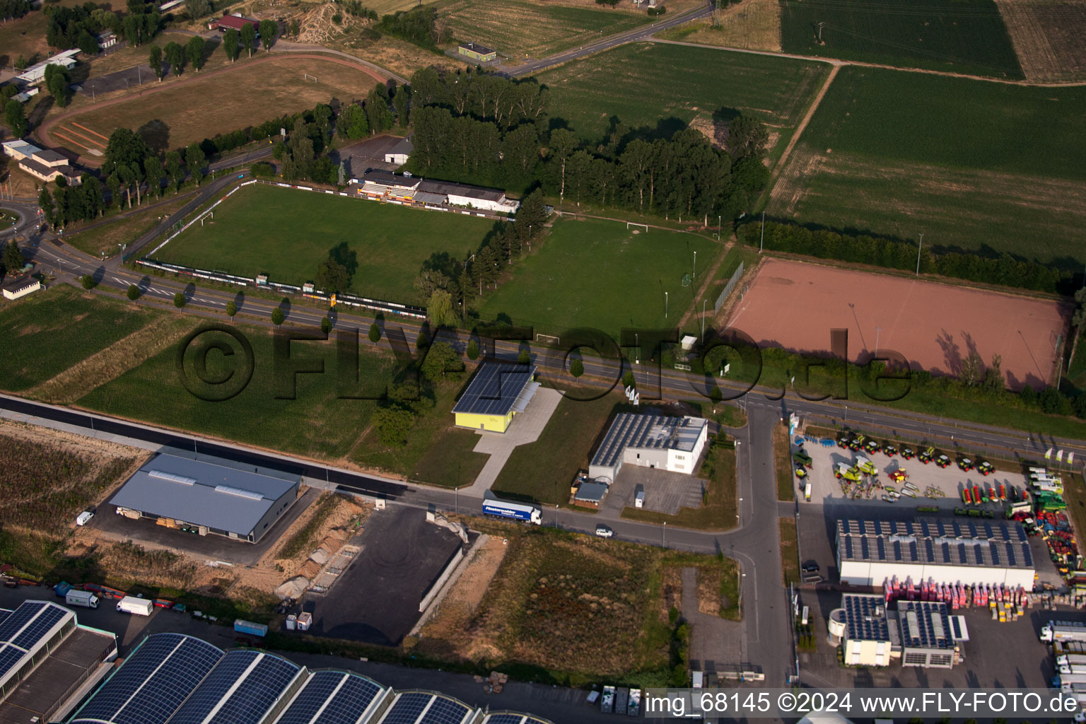 Photographie aérienne de Herbolzheim dans le département Bade-Wurtemberg, Allemagne