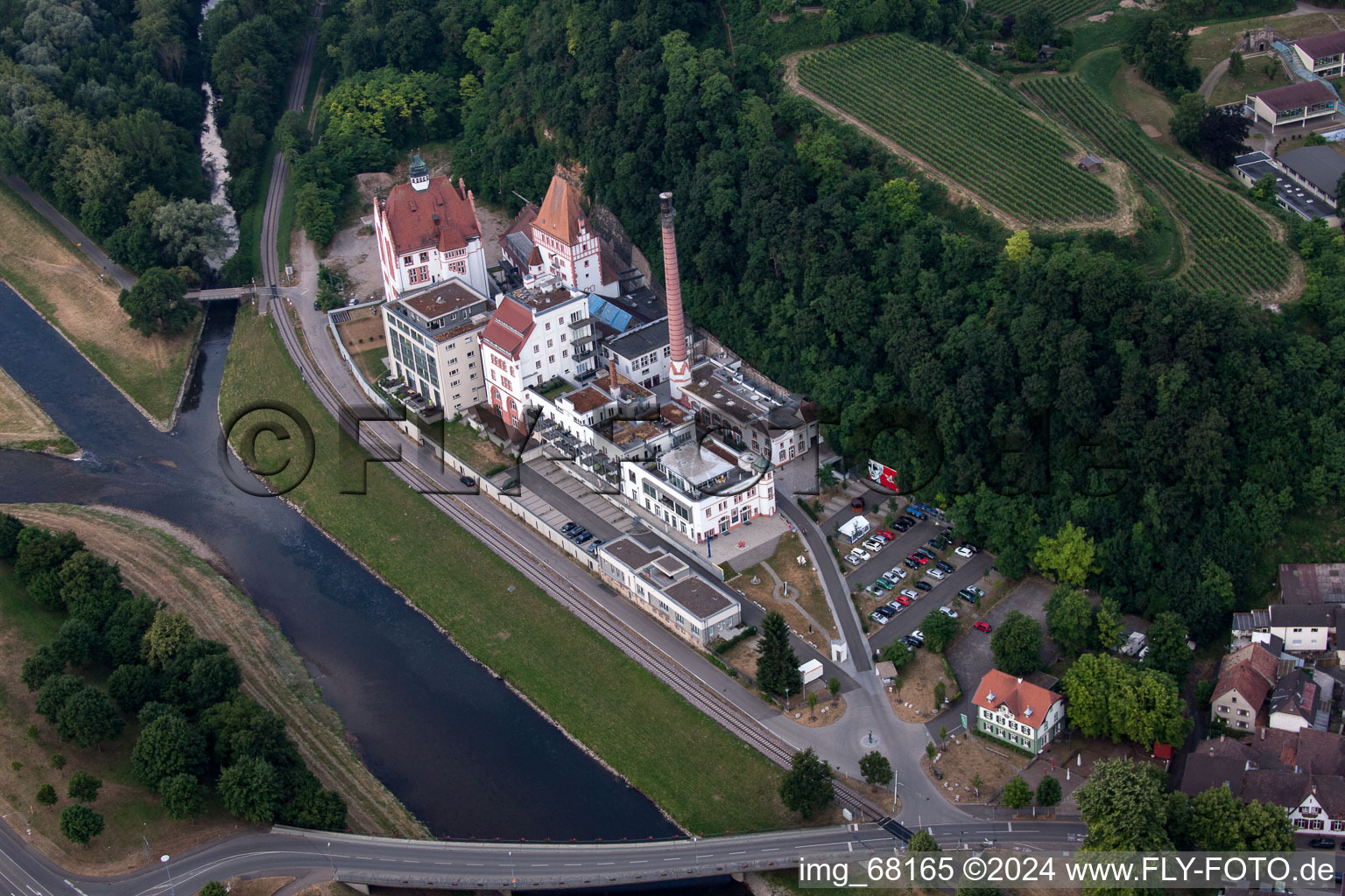 Riegel am Kaiserstuhl dans le département Bade-Wurtemberg, Allemagne d'en haut