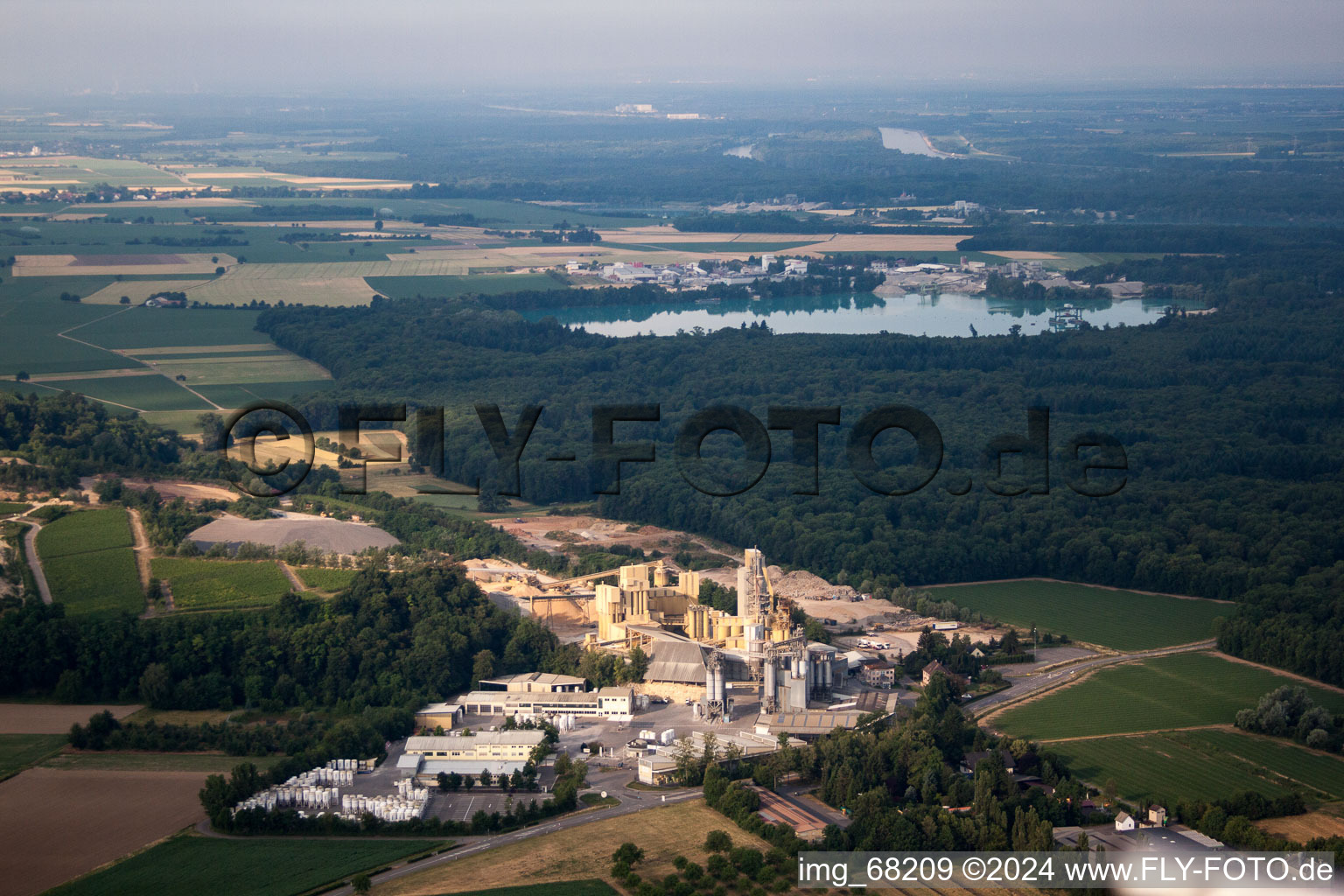 Vue oblique de Merdingen dans le département Bade-Wurtemberg, Allemagne