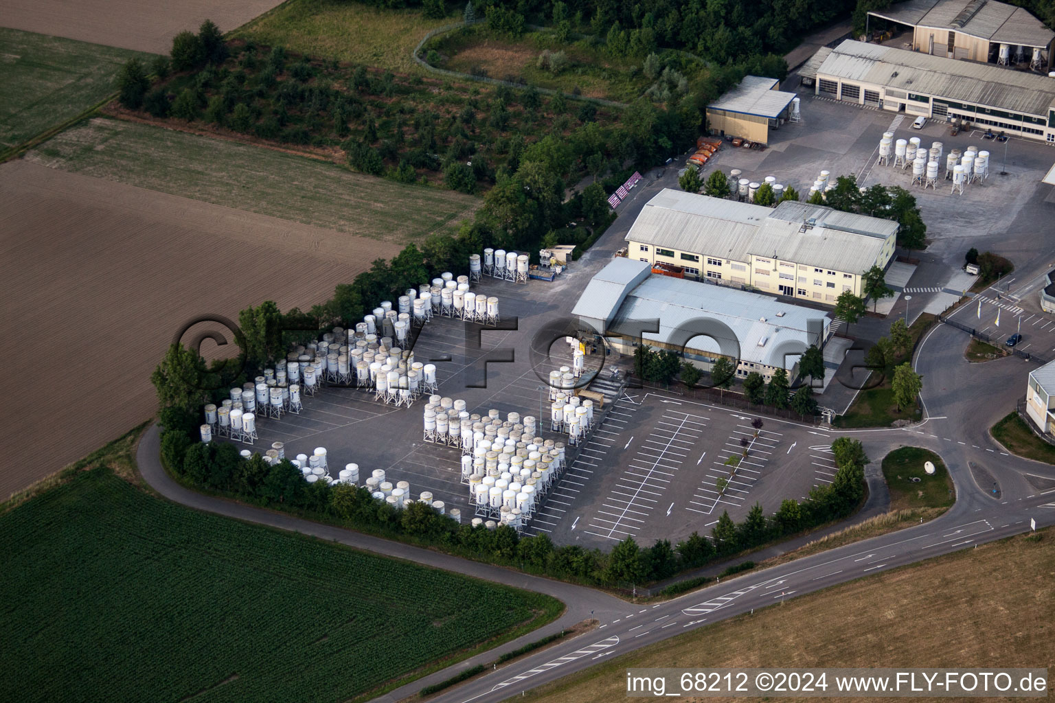 Merdingen dans le département Bade-Wurtemberg, Allemagne d'en haut