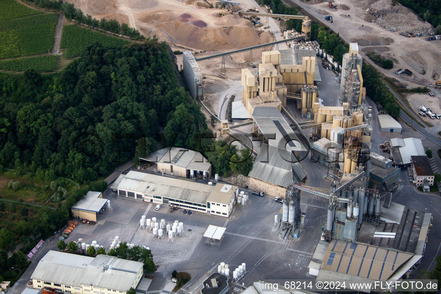 Merdingen dans le département Bade-Wurtemberg, Allemagne vue d'en haut