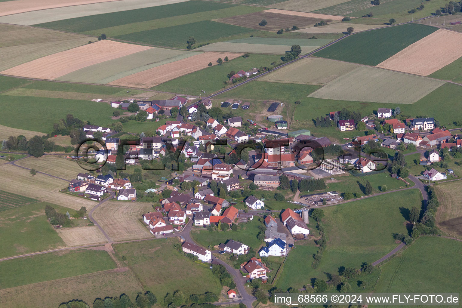 Vue aérienne de Quartier Sarrod in Steinau an der Straße dans le département Hesse, Allemagne