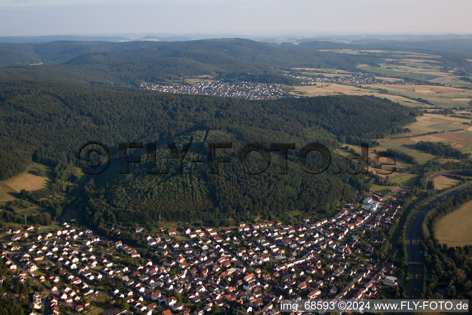 Höchst im Odenwald dans le département Hesse, Allemagne d'en haut