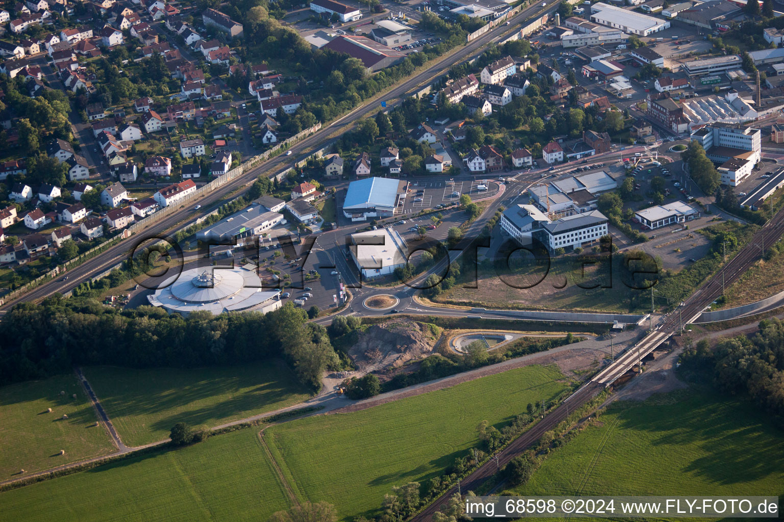 Photographie aérienne de Gelnhausen dans le département Hesse, Allemagne