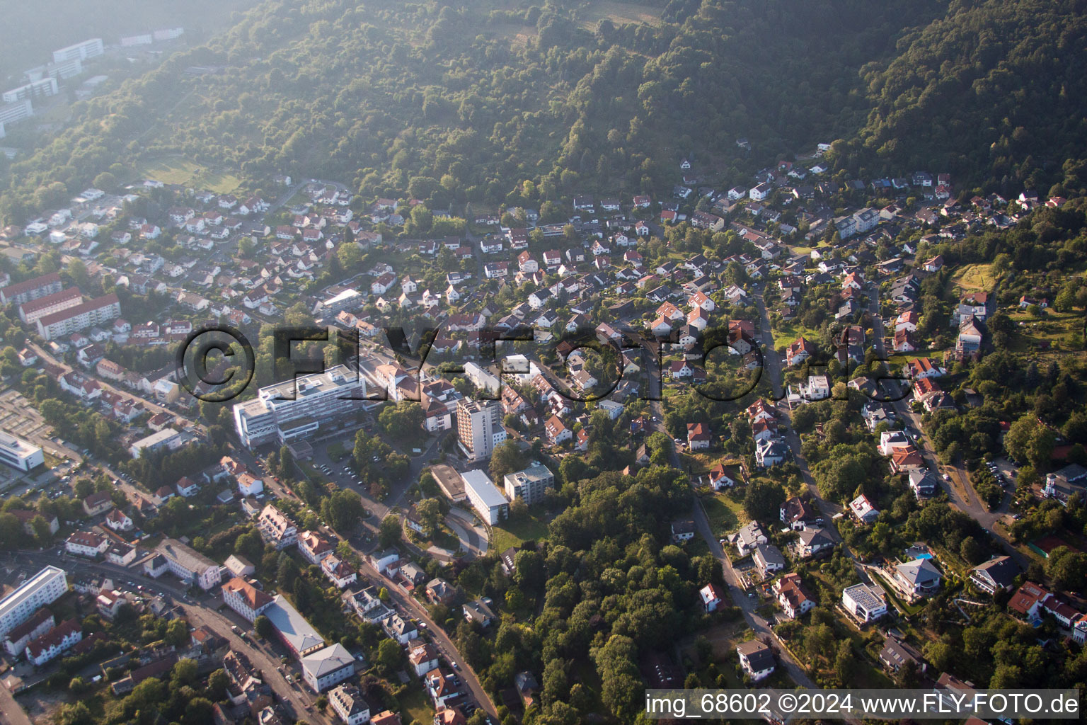 Gelnhausen dans le département Hesse, Allemagne hors des airs