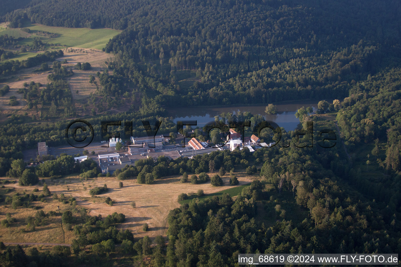 Vue aérienne de Büdingen dans le département Hesse, Allemagne