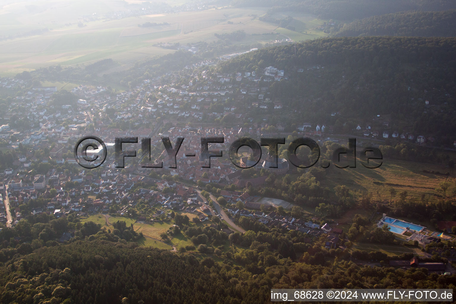 Büdingen dans le département Hesse, Allemagne d'en haut