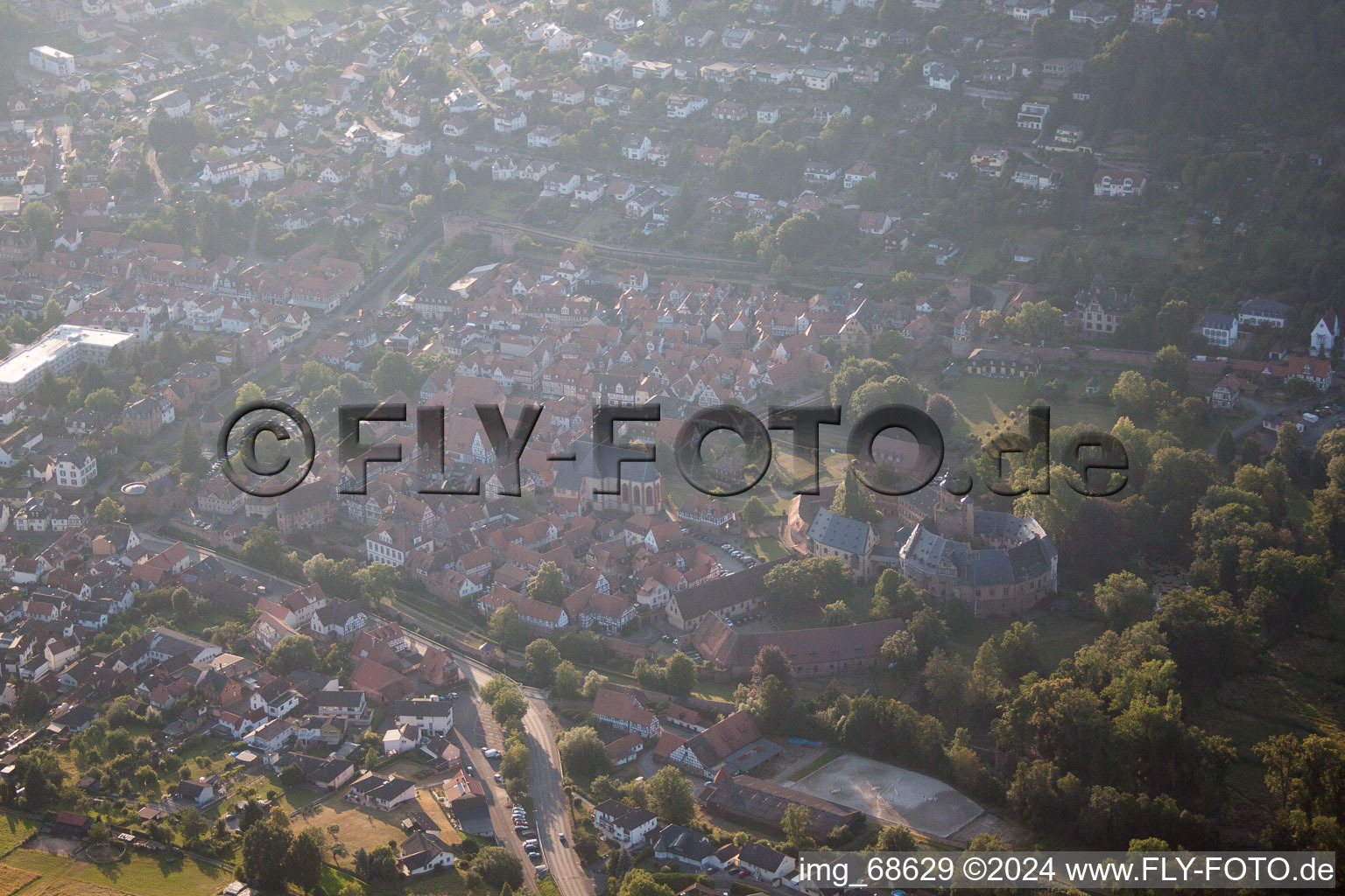 Büdingen dans le département Hesse, Allemagne hors des airs