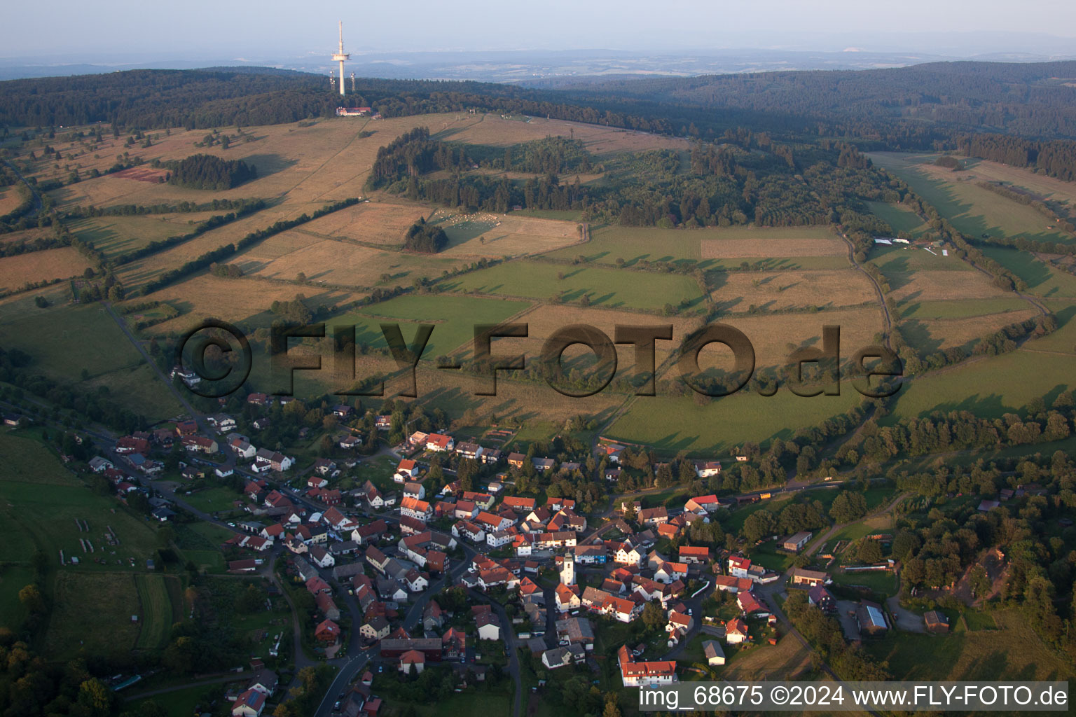 Photographie aérienne de Quartier Breungeshain in Schotten dans le département Hesse, Allemagne