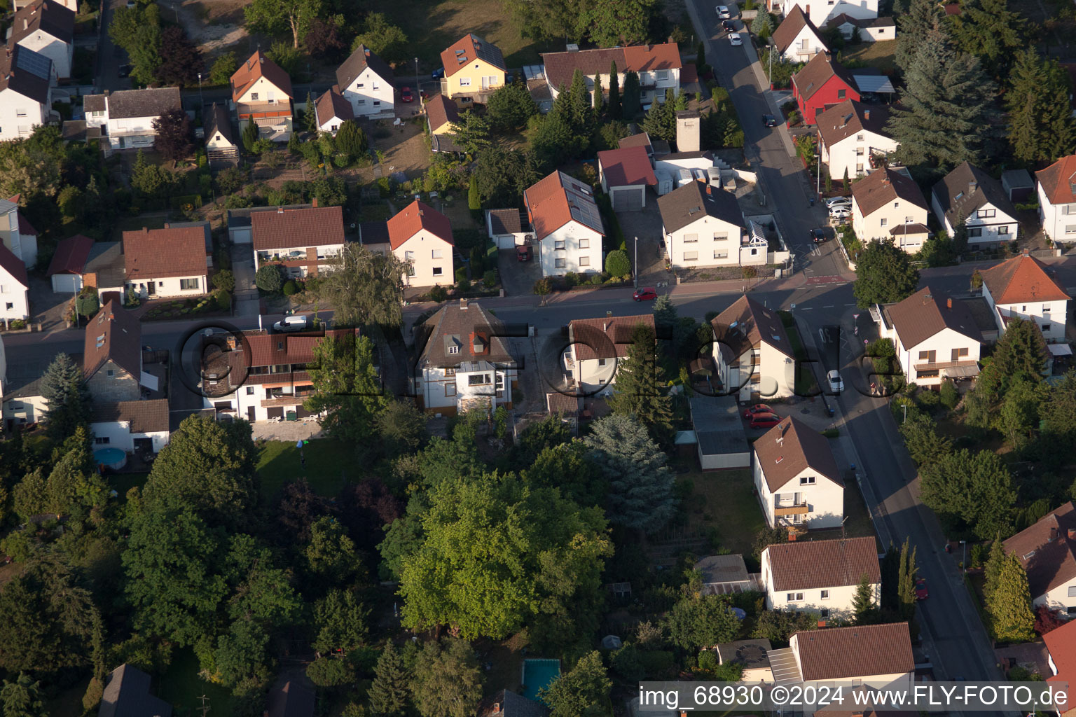 Enregistrement par drone de Quartier Dannstadt in Dannstadt-Schauernheim dans le département Rhénanie-Palatinat, Allemagne