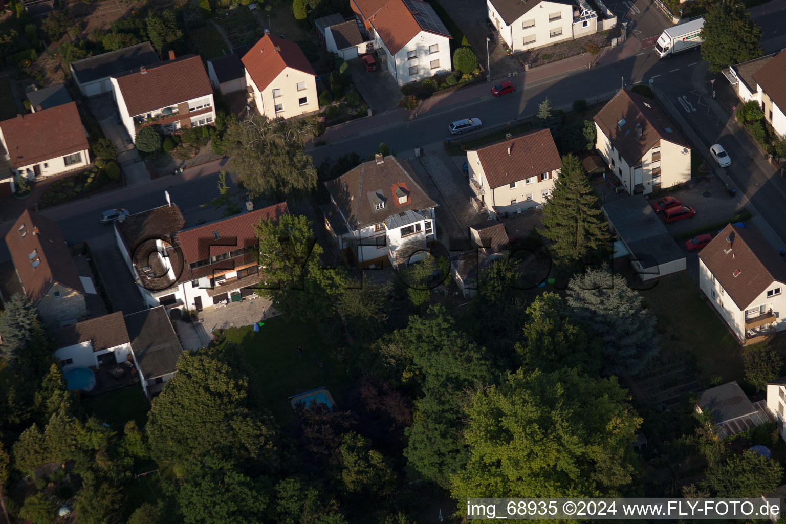 Vue aérienne de Quartier Dannstadt in Dannstadt-Schauernheim dans le département Rhénanie-Palatinat, Allemagne