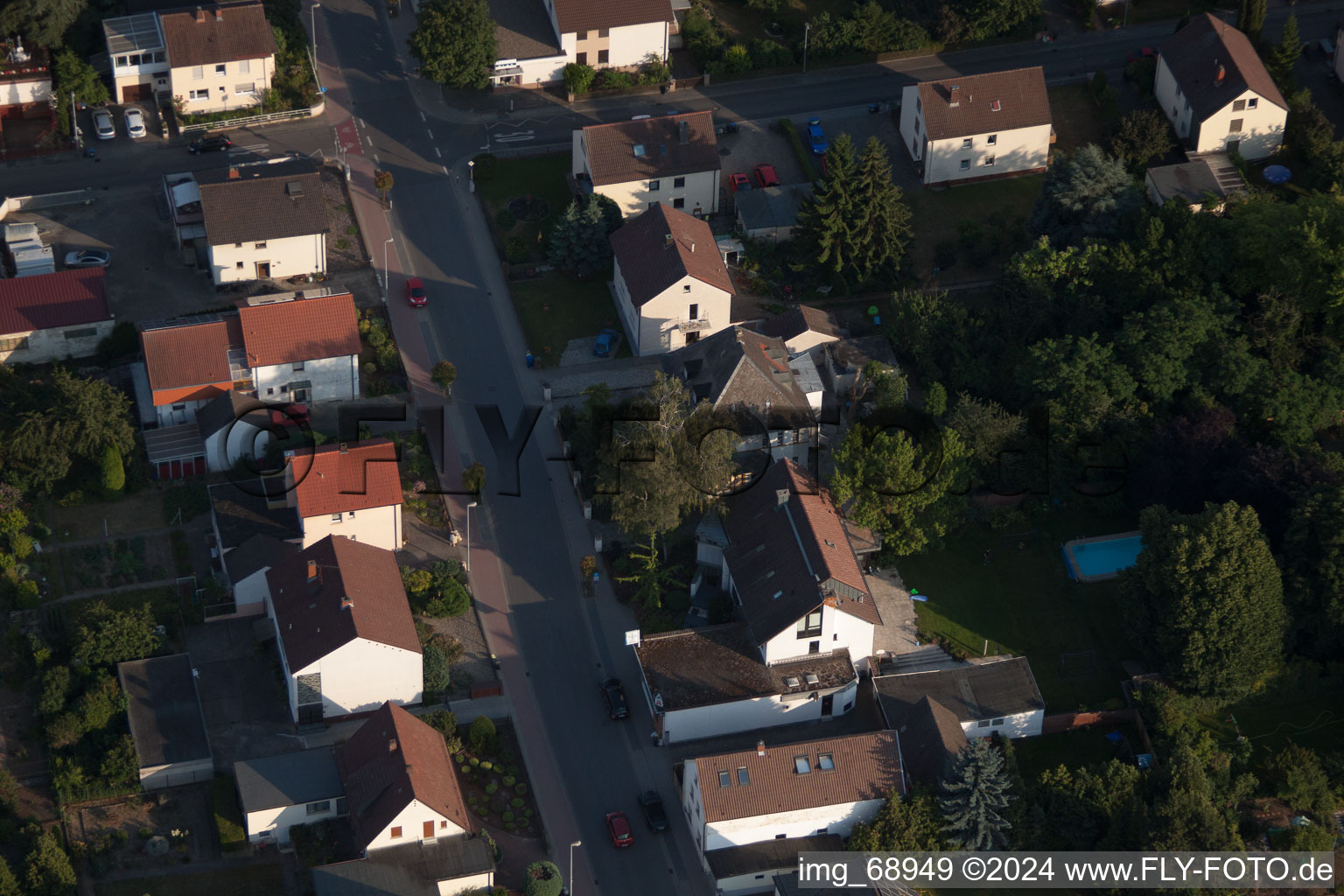 Enregistrement par drone de Quartier Dannstadt in Dannstadt-Schauernheim dans le département Rhénanie-Palatinat, Allemagne