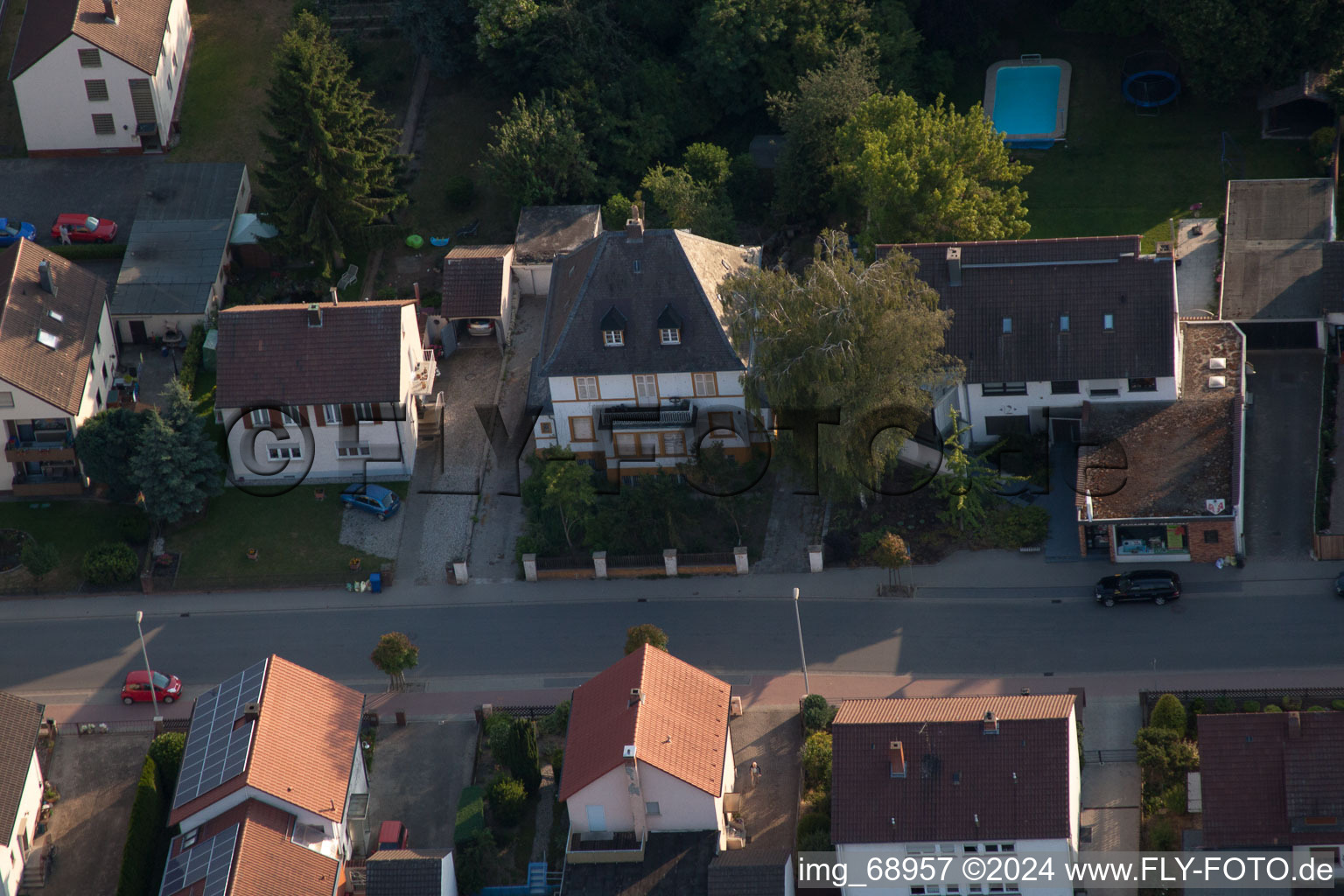 Vue aérienne de Quartier Dannstadt in Dannstadt-Schauernheim dans le département Rhénanie-Palatinat, Allemagne