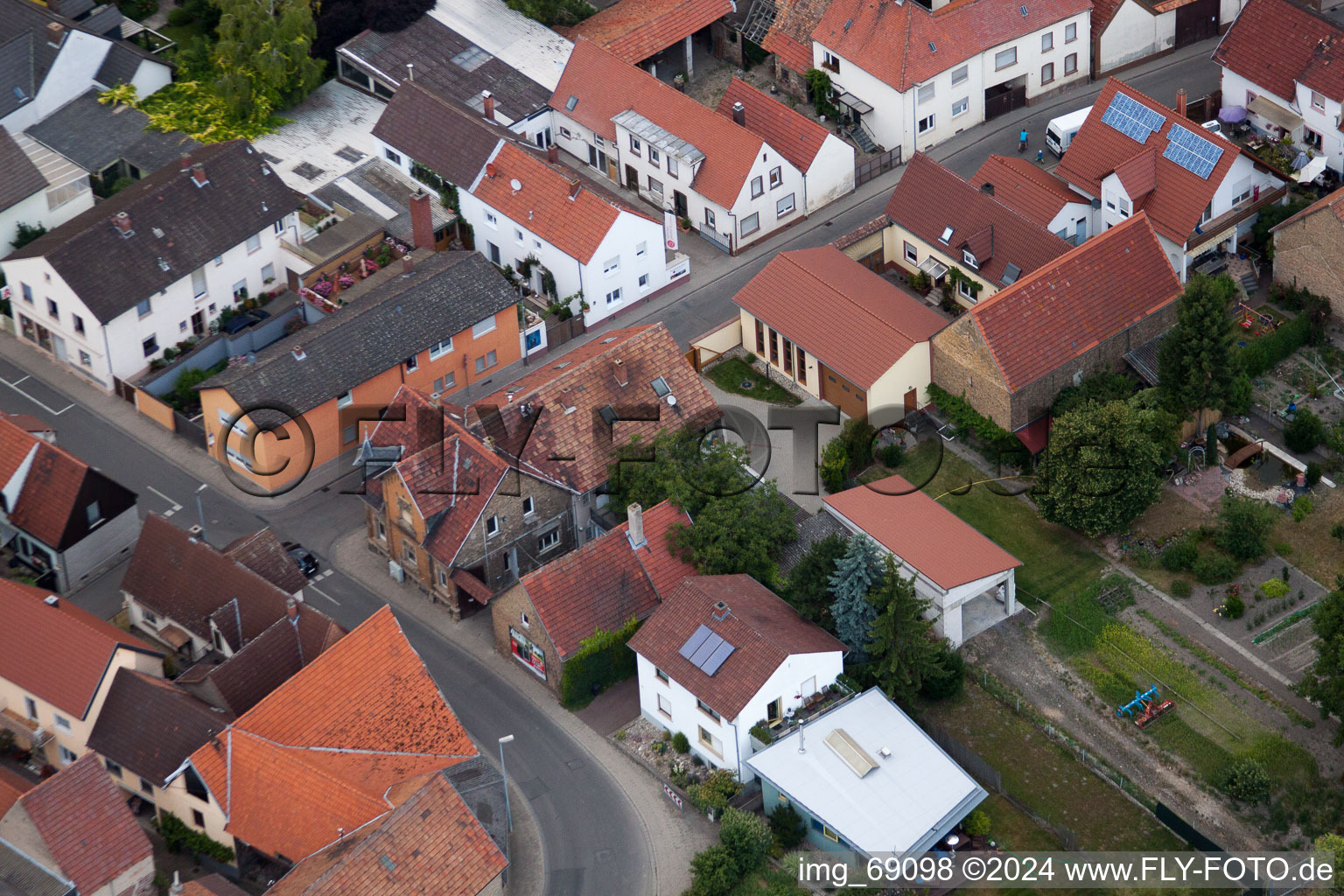 Image drone de Quartier Bobenheim in Bobenheim-Roxheim dans le département Rhénanie-Palatinat, Allemagne