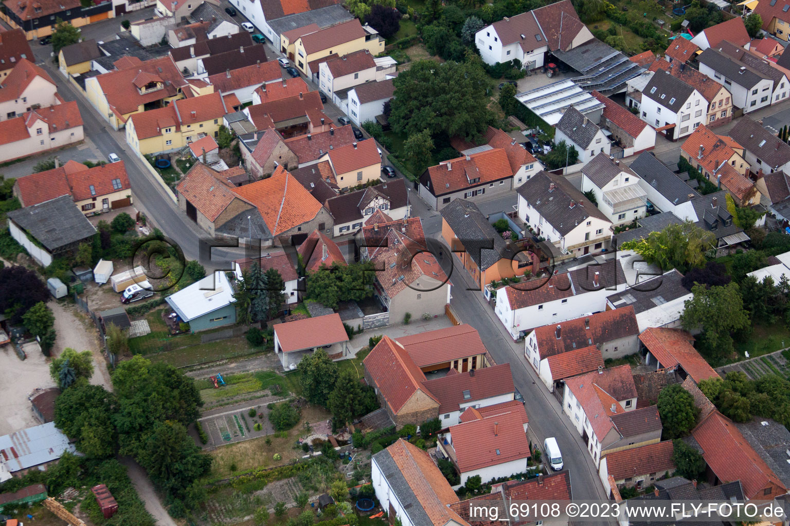 Photographie aérienne de Quartier Bobenheim in Bobenheim-Roxheim dans le département Rhénanie-Palatinat, Allemagne