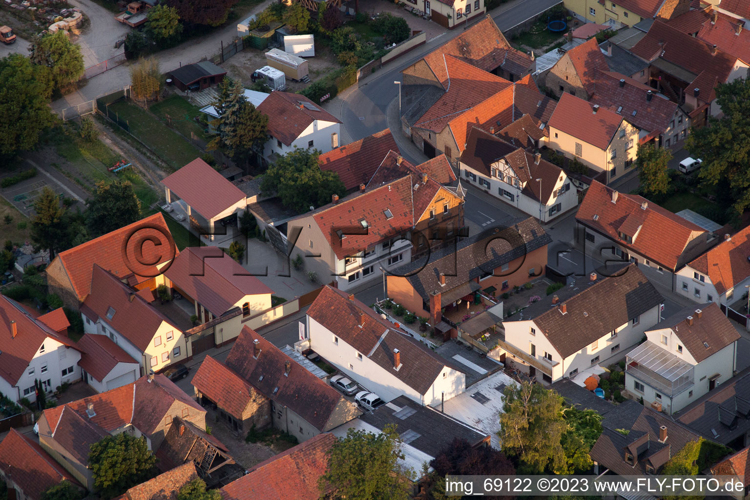 Image drone de Quartier Bobenheim in Bobenheim-Roxheim dans le département Rhénanie-Palatinat, Allemagne