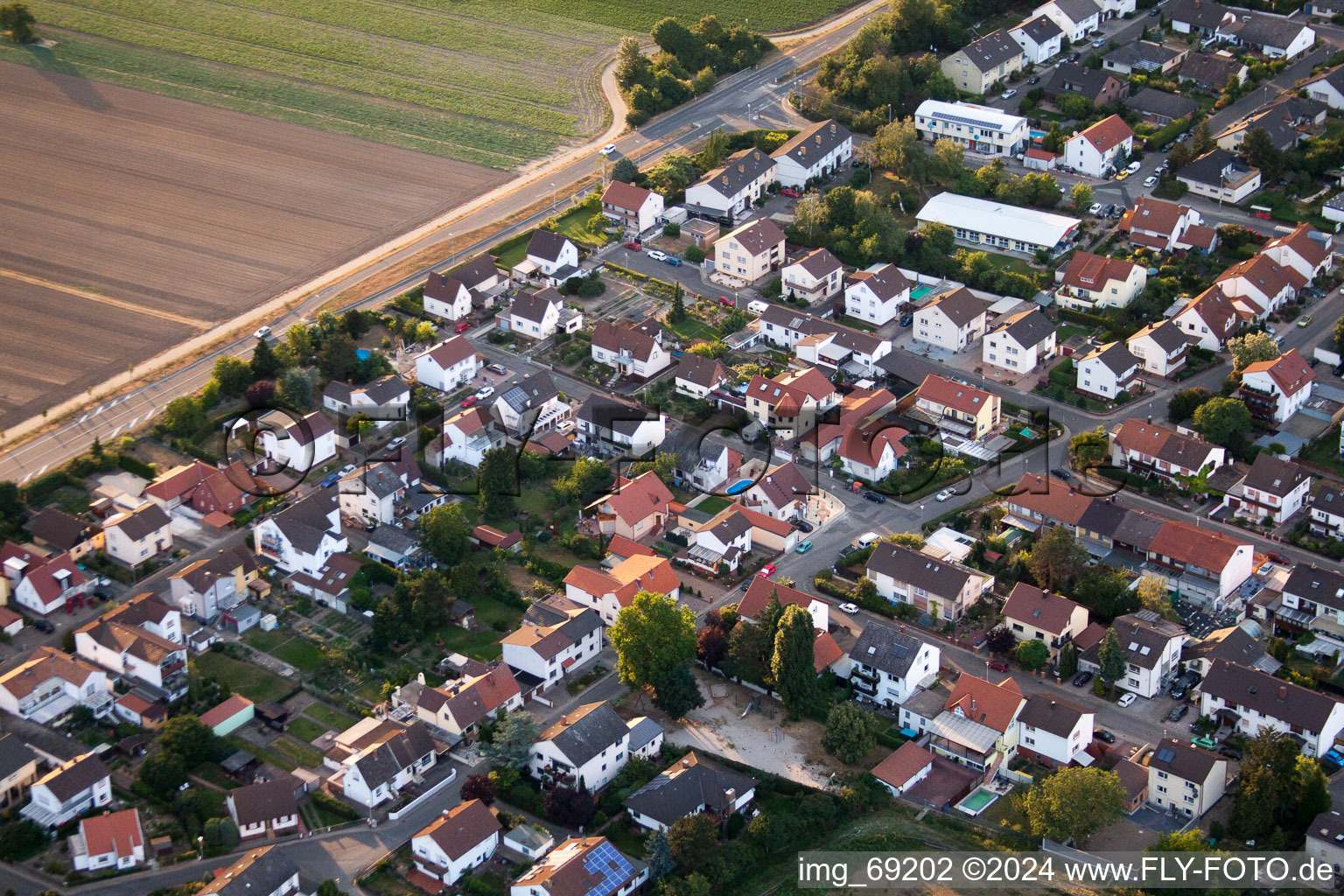 Photographie aérienne de Quartier Roxheim in Bobenheim-Roxheim dans le département Rhénanie-Palatinat, Allemagne