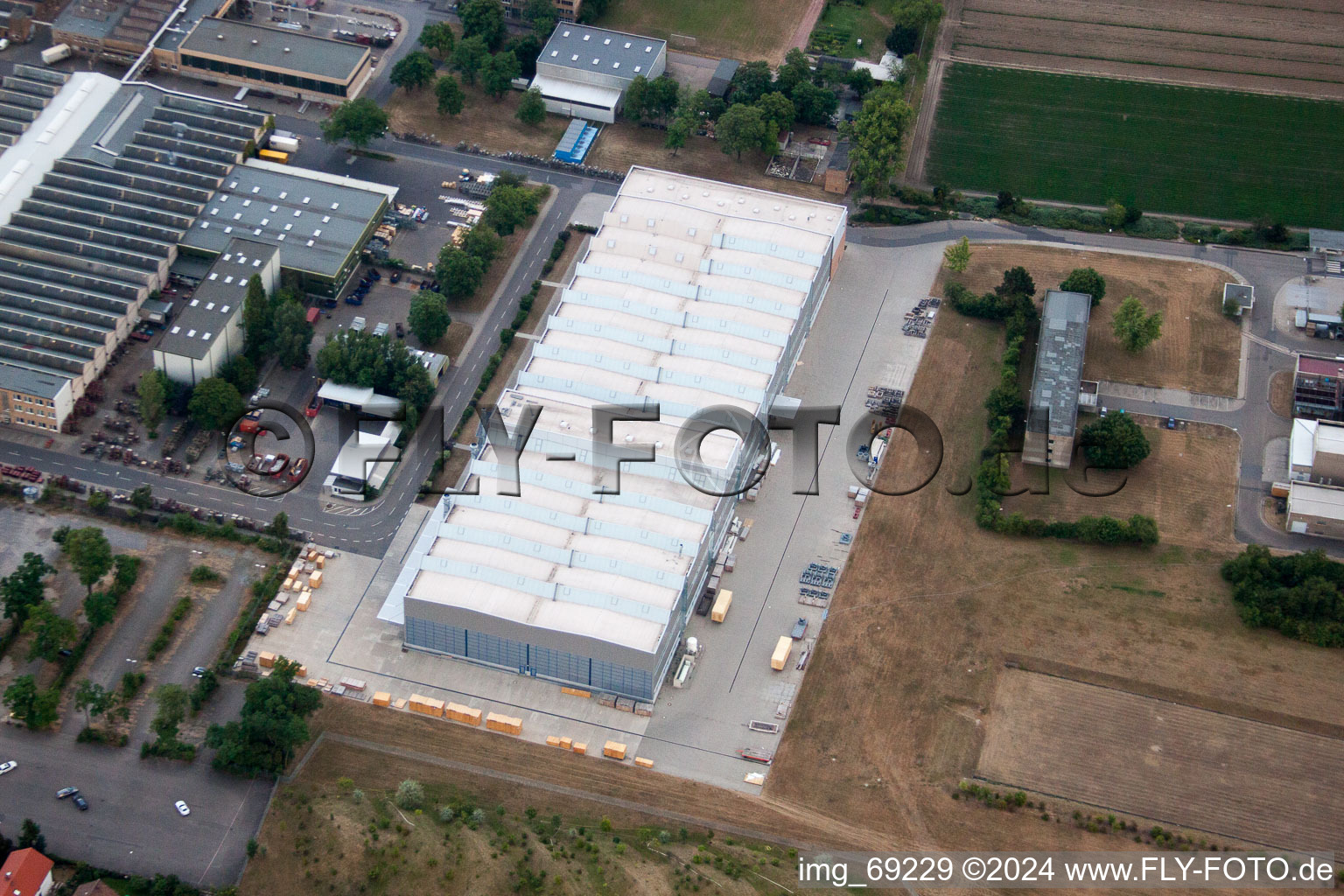 KSB SE à Frankenthal dans le département Rhénanie-Palatinat, Allemagne vue d'en haut