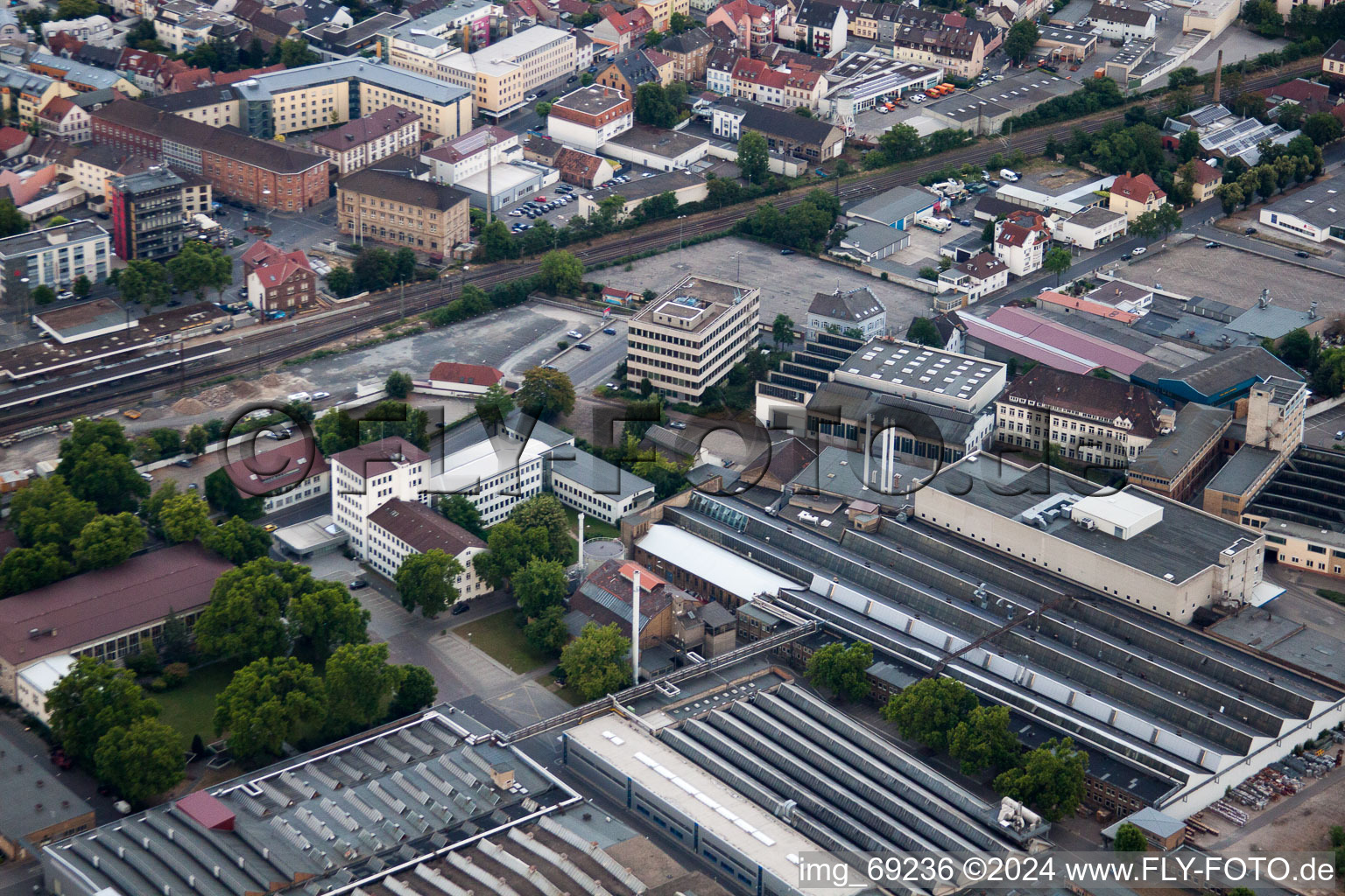 Vue aérienne de Albert-Frankenthal à Frankenthal dans le département Rhénanie-Palatinat, Allemagne