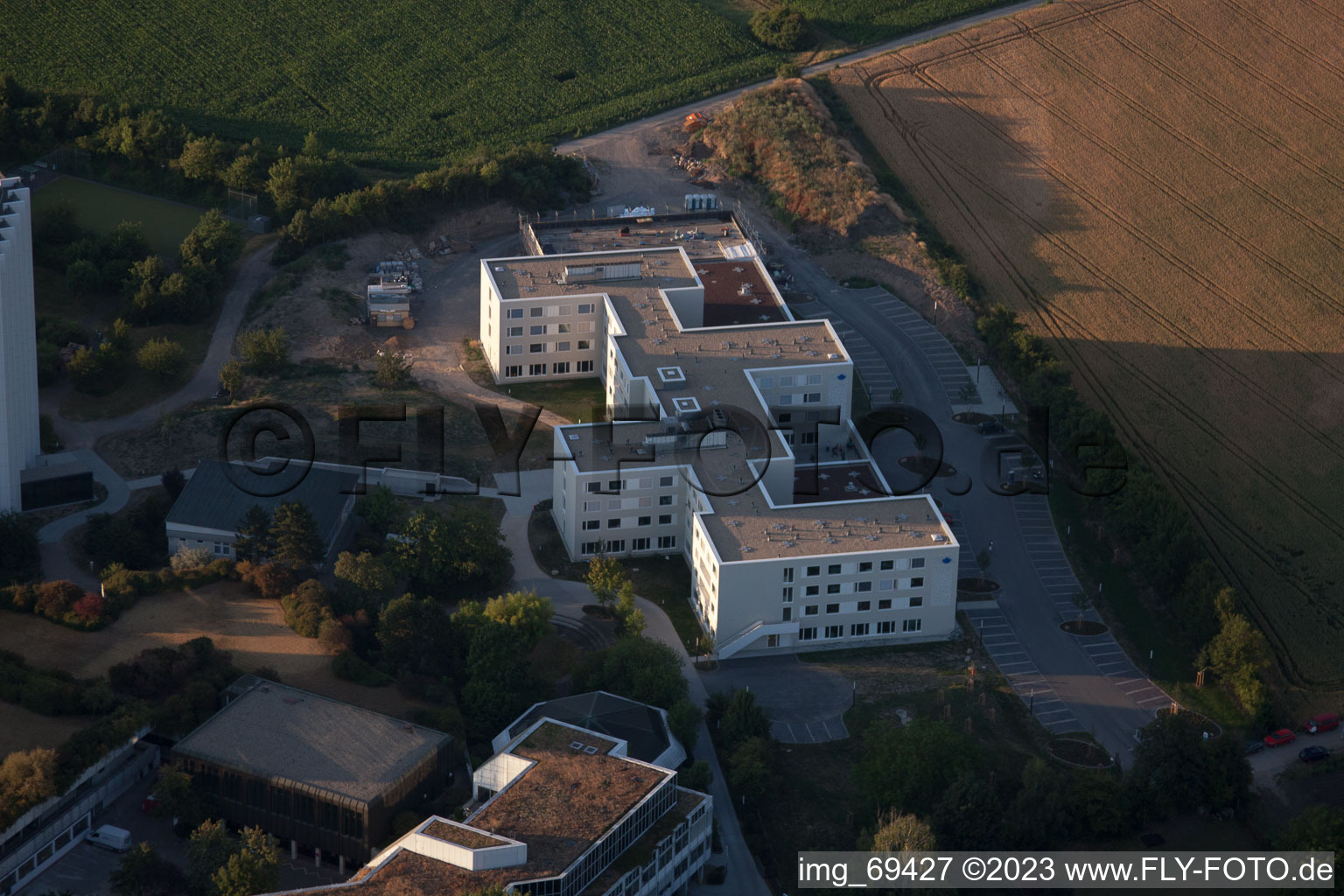 Photographie aérienne de Quartier Oggersheim in Ludwigshafen am Rhein dans le département Rhénanie-Palatinat, Allemagne