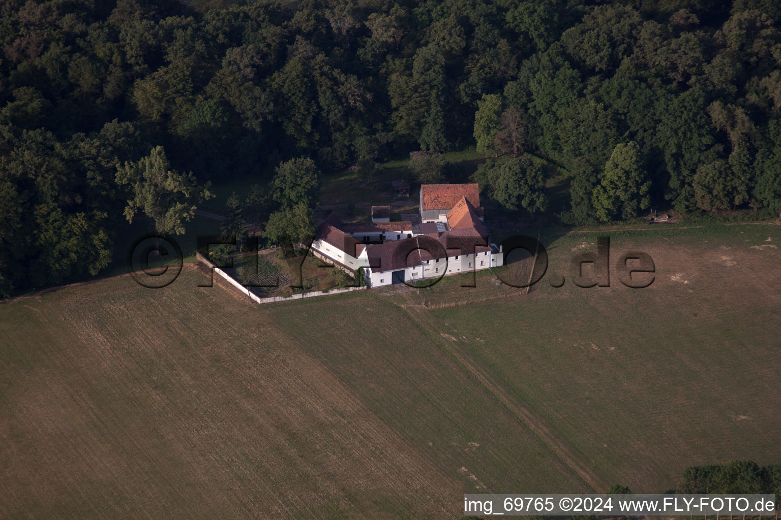 Photographie aérienne de Herrenmühle à Erlenbach bei Kandel dans le département Rhénanie-Palatinat, Allemagne