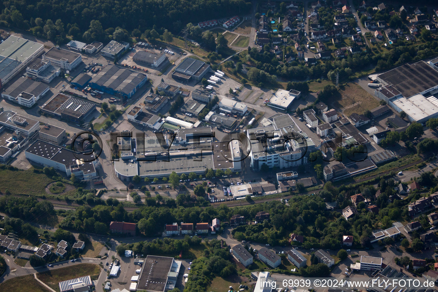 Birkenfeld dans le département Bade-Wurtemberg, Allemagne hors des airs