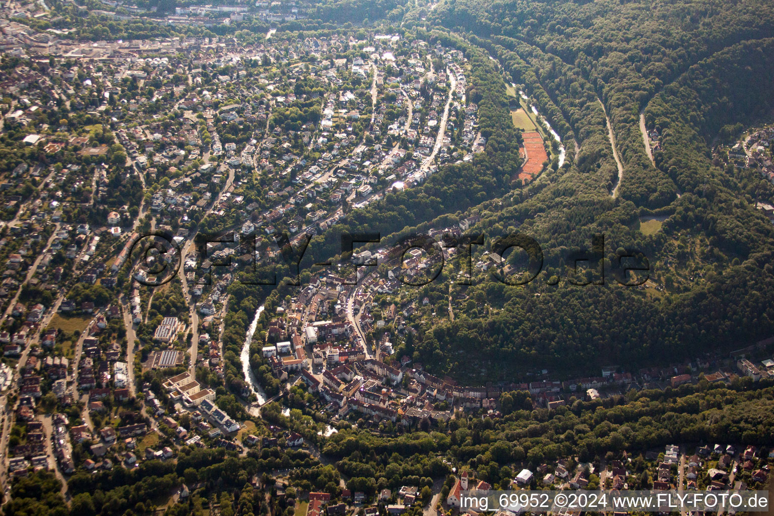 Photographie aérienne de Pforzheim dans le département Bade-Wurtemberg, Allemagne