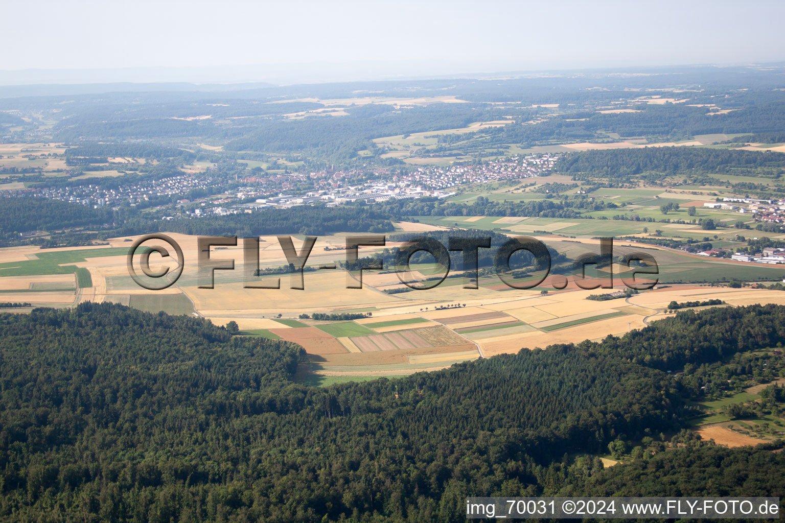 Enregistrement par drone de Weil der Stadt dans le département Bade-Wurtemberg, Allemagne