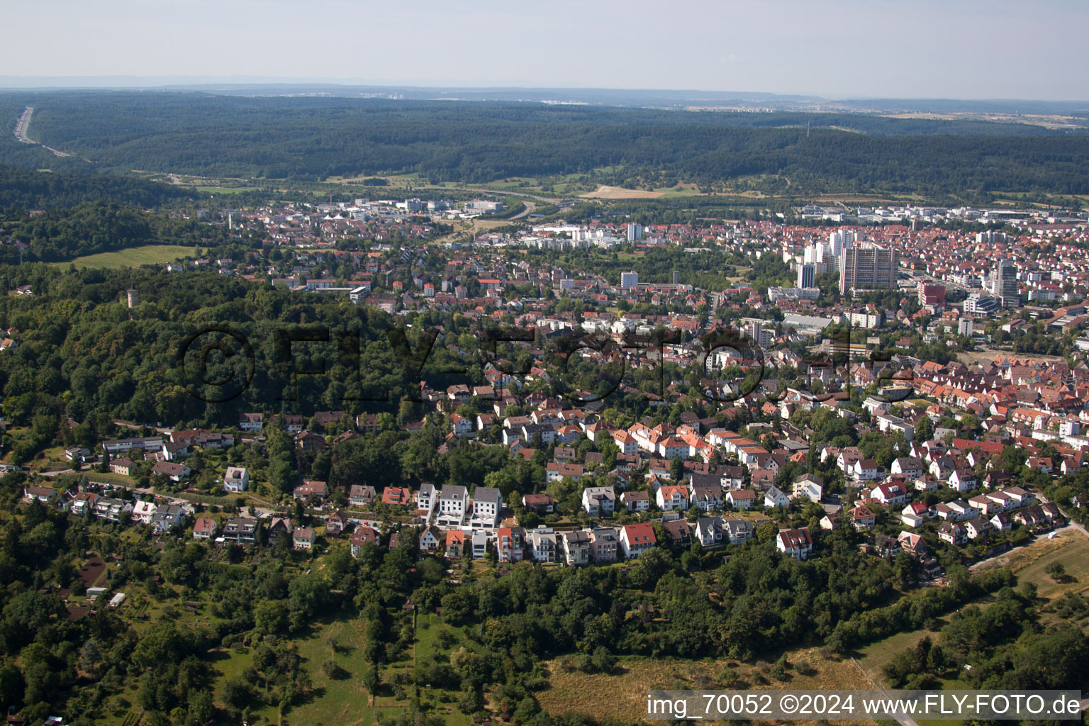 Leonberg dans le département Bade-Wurtemberg, Allemagne vue du ciel