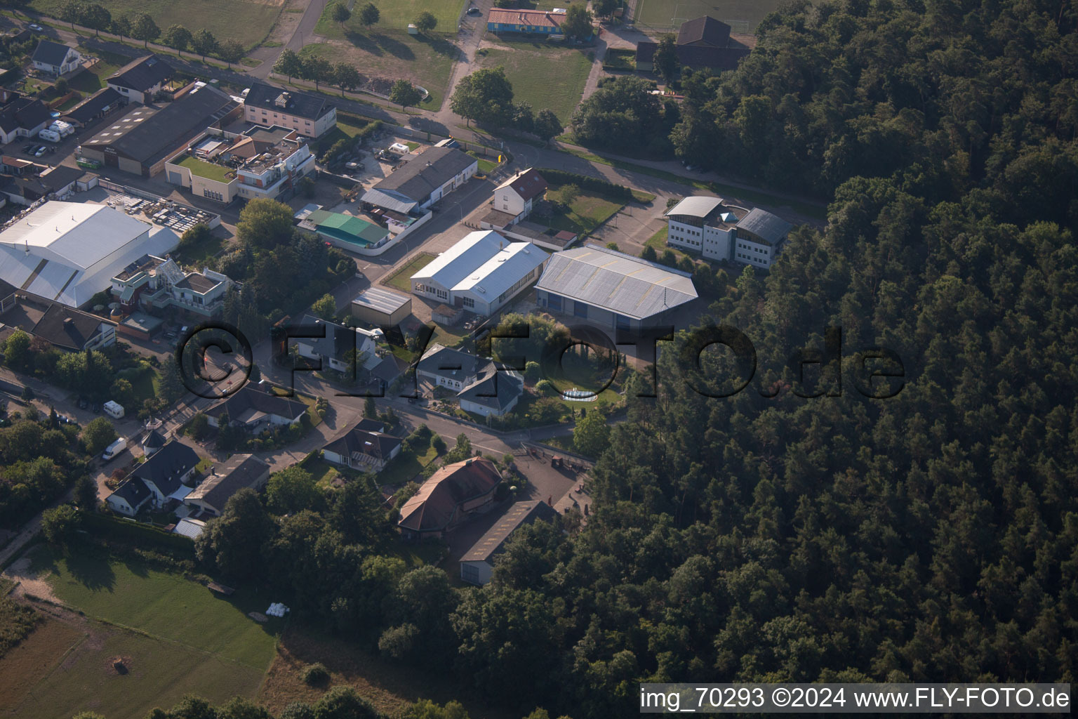 Hatzenbühl dans le département Rhénanie-Palatinat, Allemagne vue du ciel