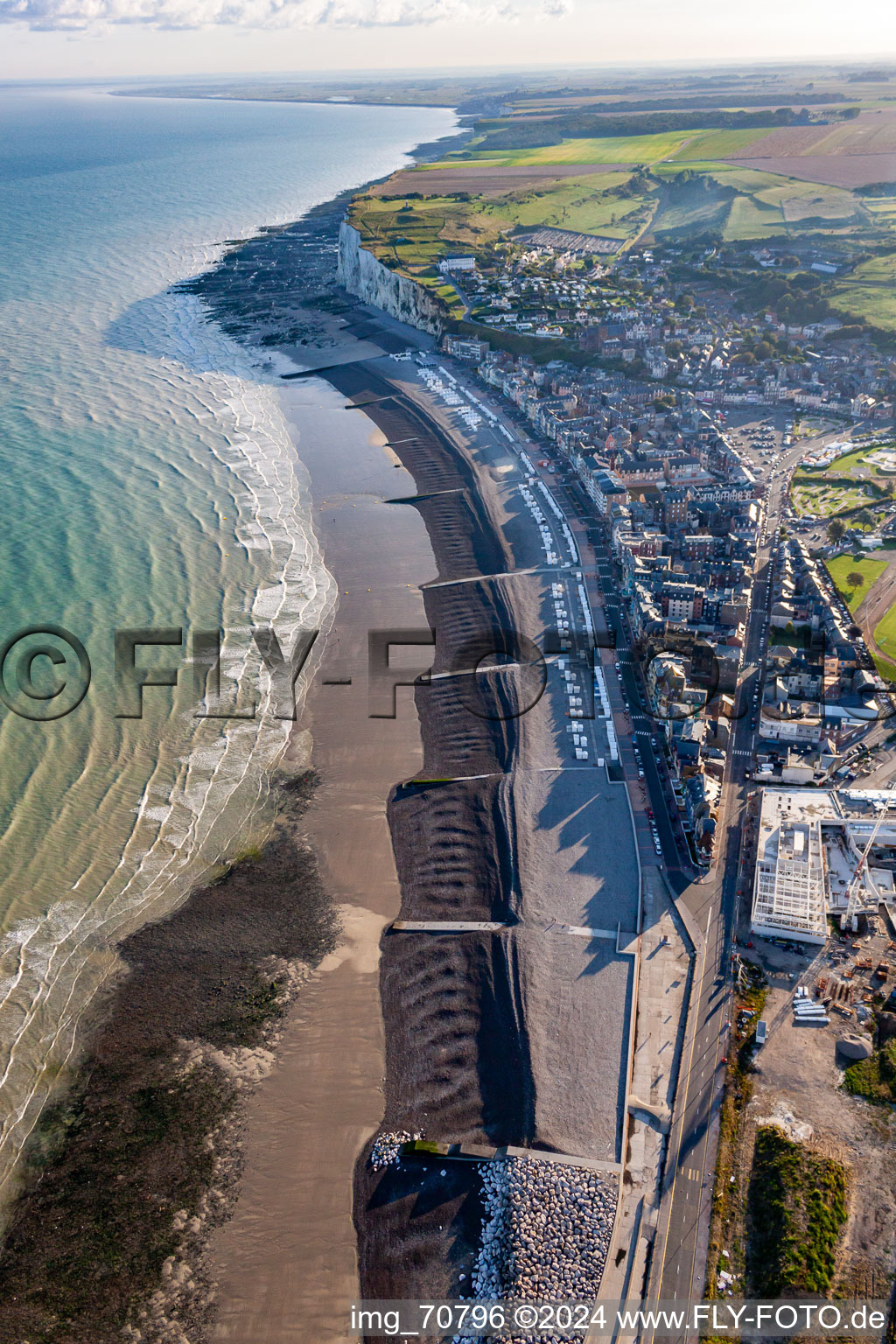 Photographie aérienne de Peste à Mers-les-Bains dans le département Somme, France