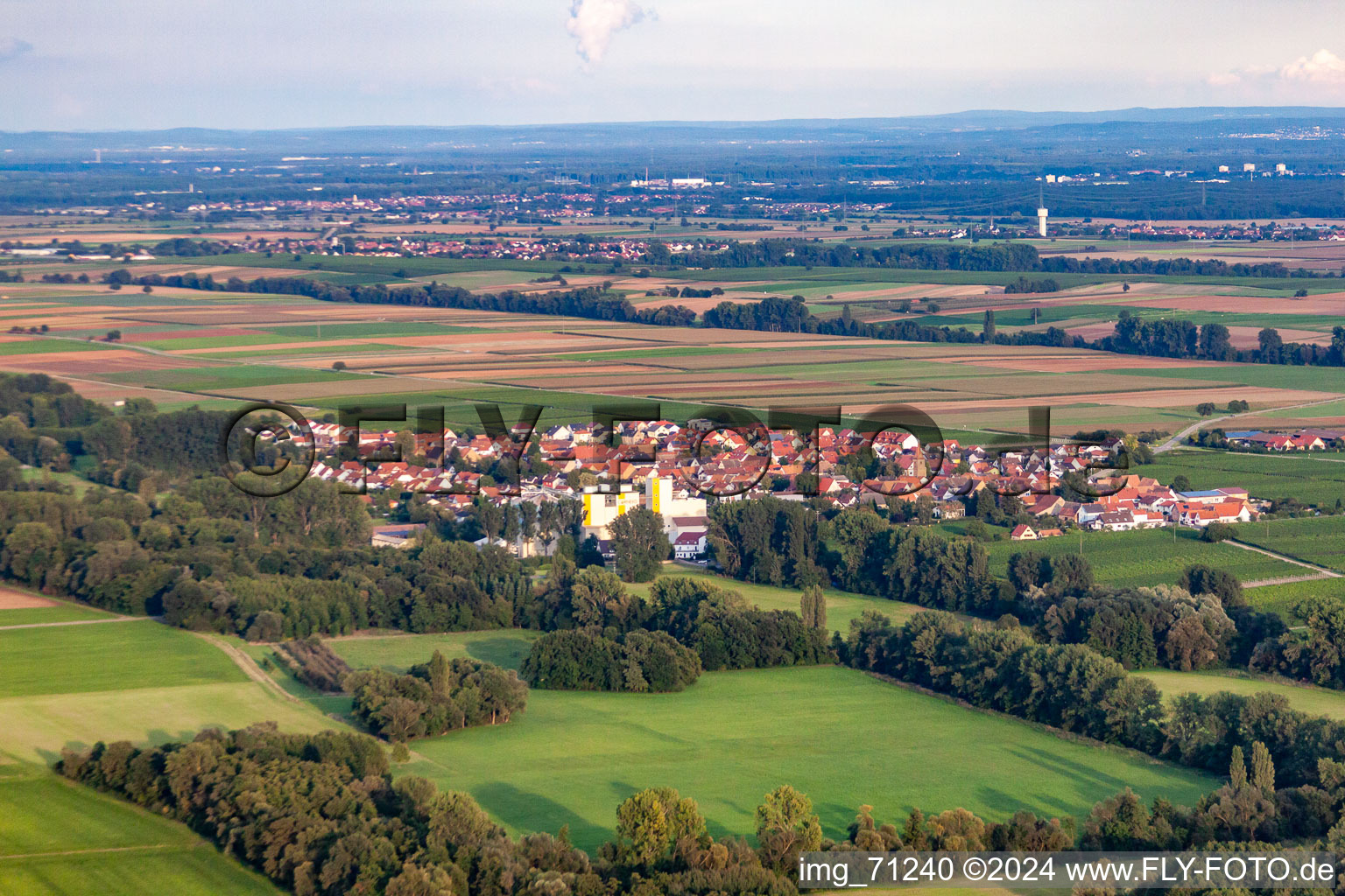 Freimersheim dans le département Rhénanie-Palatinat, Allemagne d'en haut