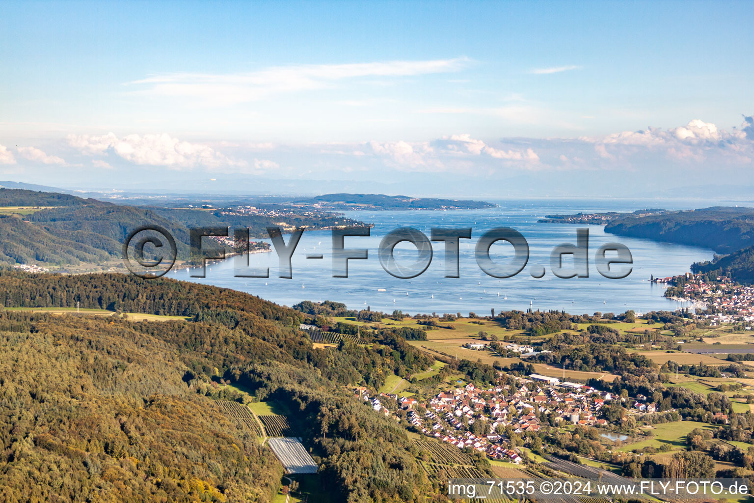 Vue aérienne de Quartier Espasingen in Stockach dans le département Bade-Wurtemberg, Allemagne