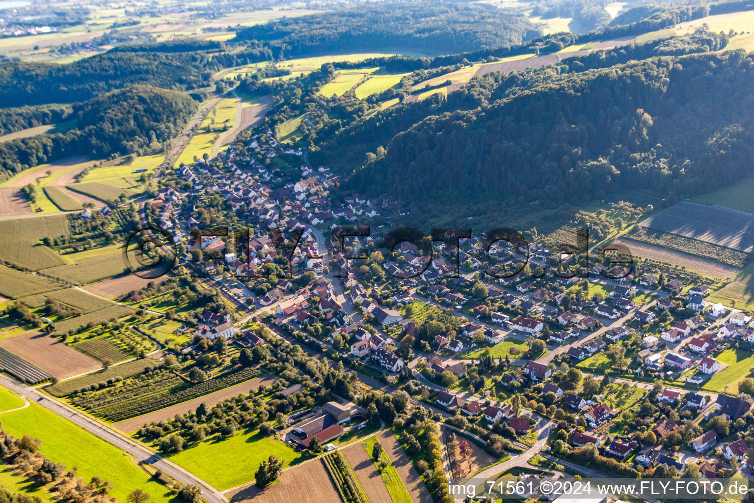 Vue aérienne de Stahringen à Radolfzell am Bodensee dans le département Bade-Wurtemberg, Allemagne