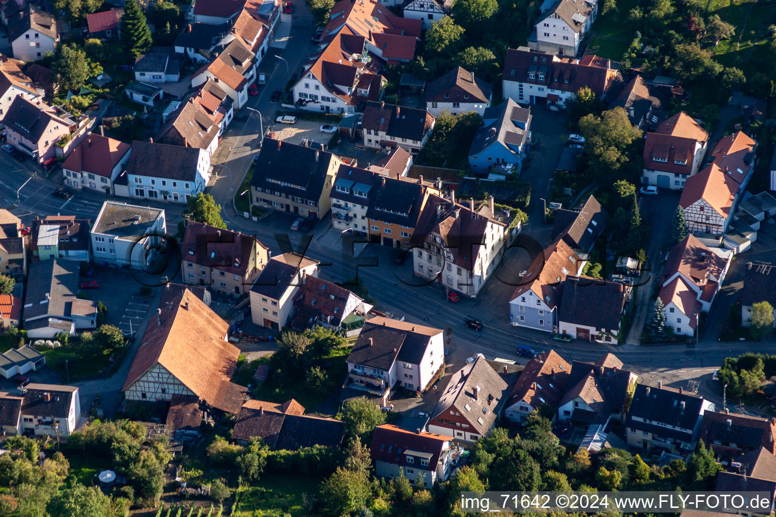 Quartier Wollmatingen in Konstanz dans le département Bade-Wurtemberg, Allemagne vue du ciel