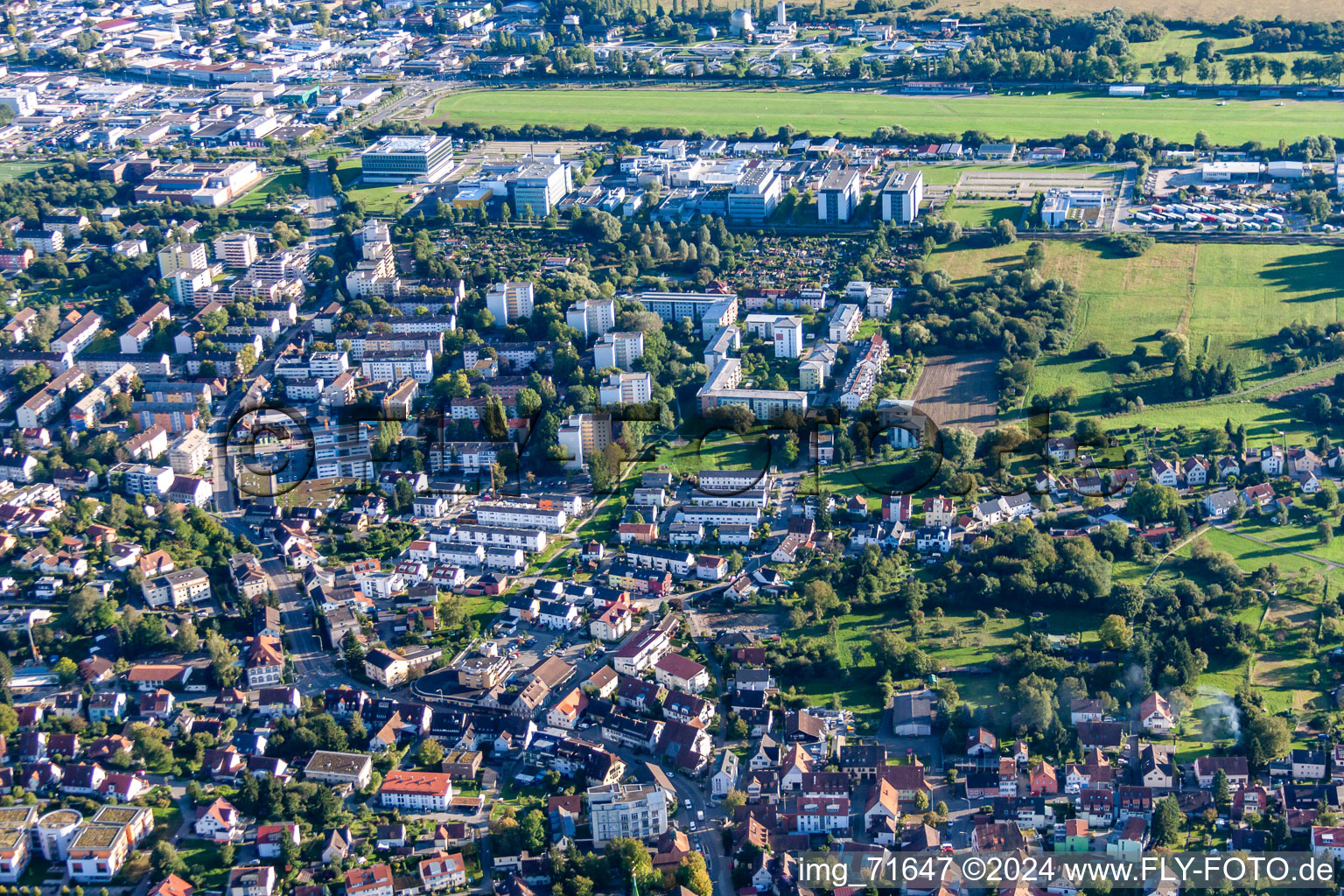 Image drone de Quartier Wollmatingen in Konstanz dans le département Bade-Wurtemberg, Allemagne