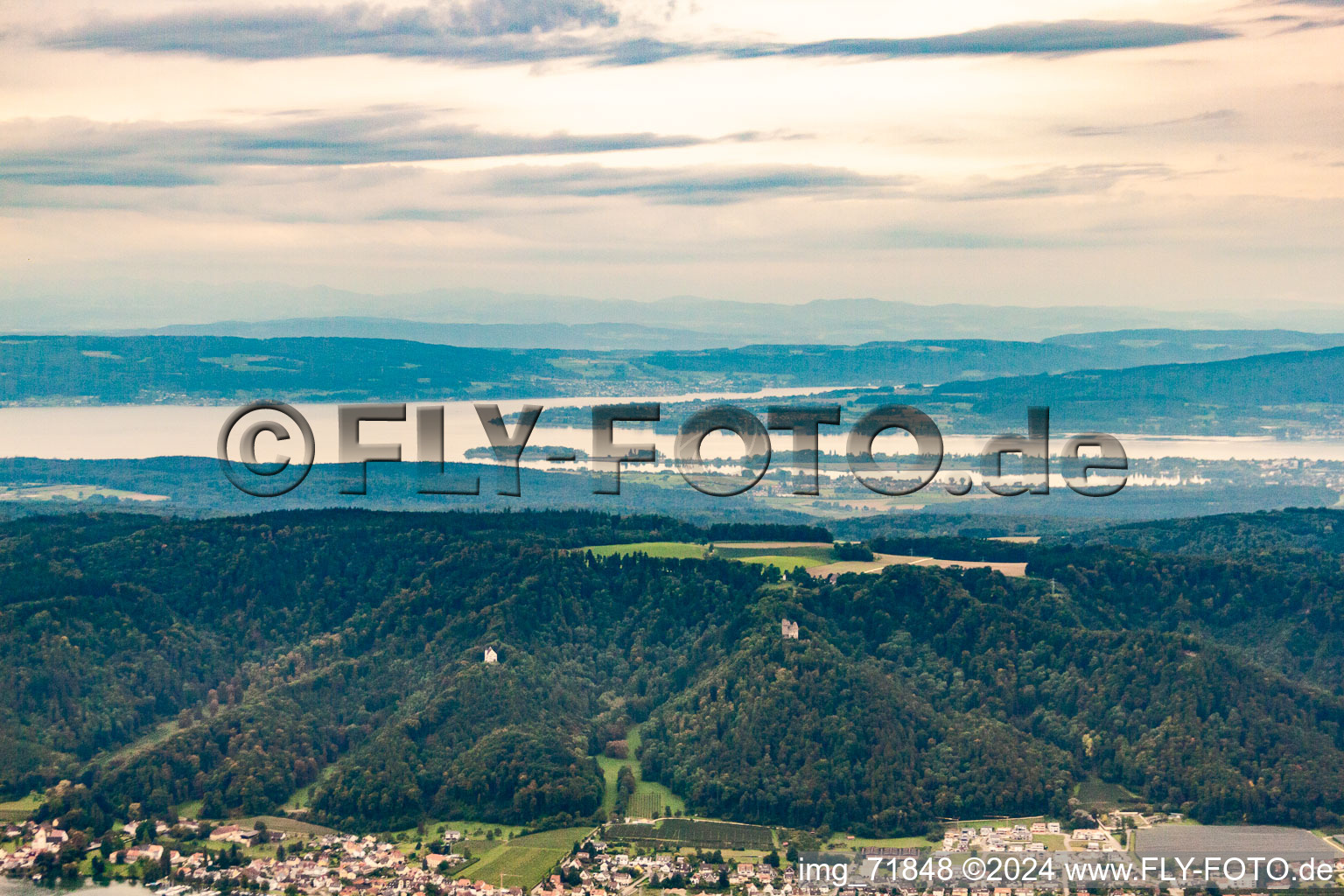 Quartier Bodman in Bodman-Ludwigshafen dans le département Bade-Wurtemberg, Allemagne d'un drone