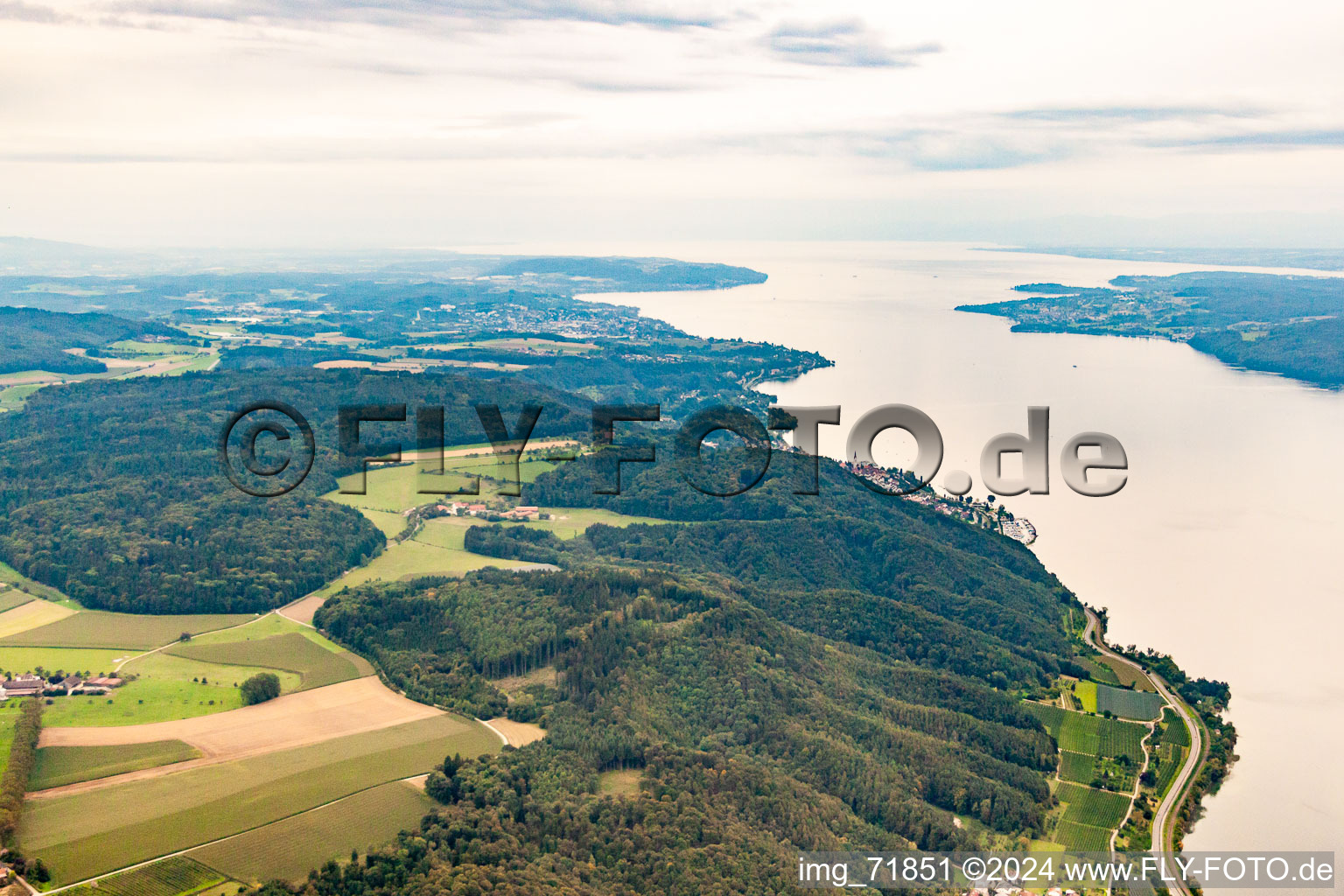 Vue aérienne de Lac de Constance à Sipplingen dans le département Bade-Wurtemberg, Allemagne