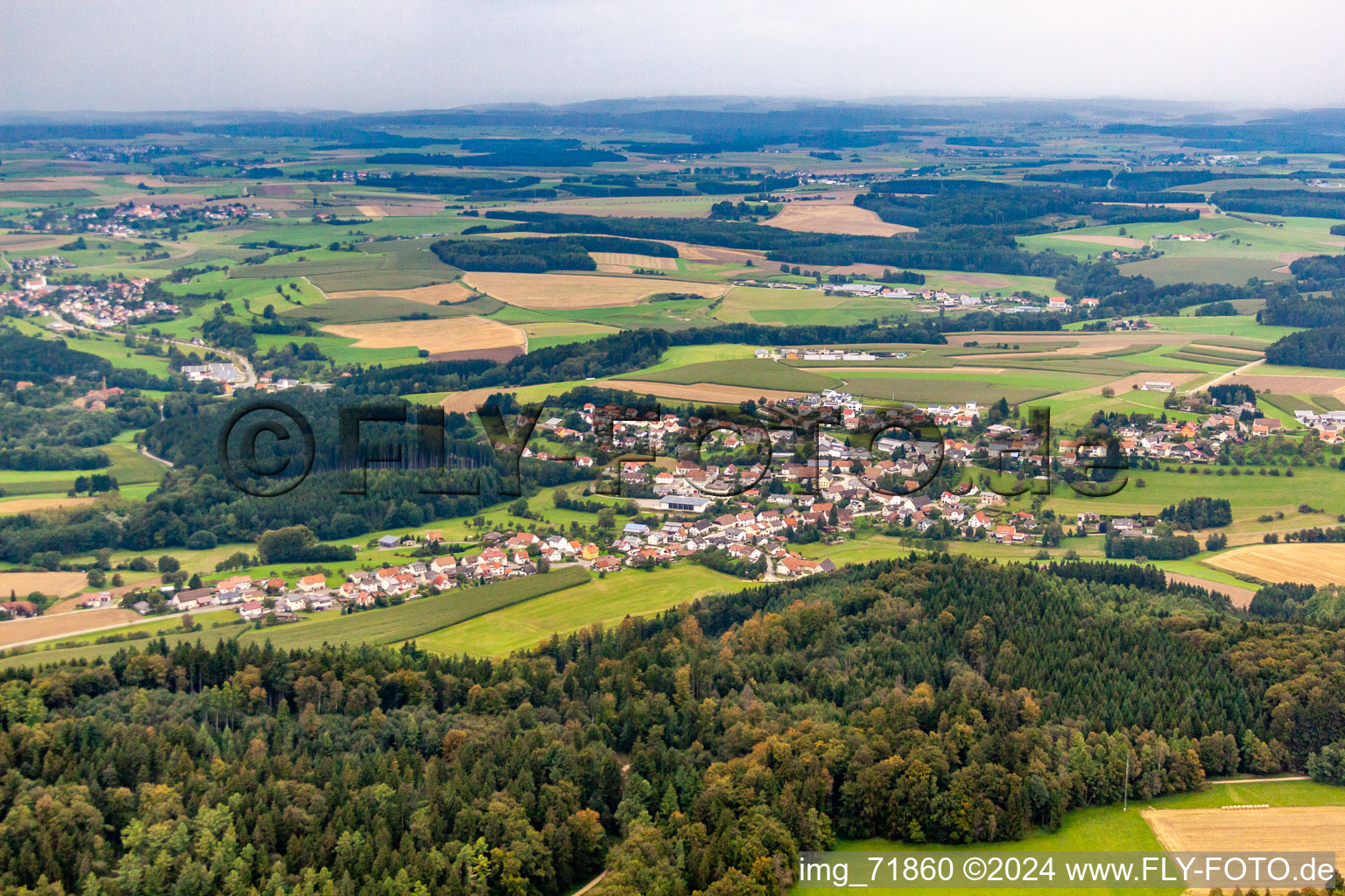 Quartier Zoznegg in Mühlingen dans le département Bade-Wurtemberg, Allemagne d'en haut