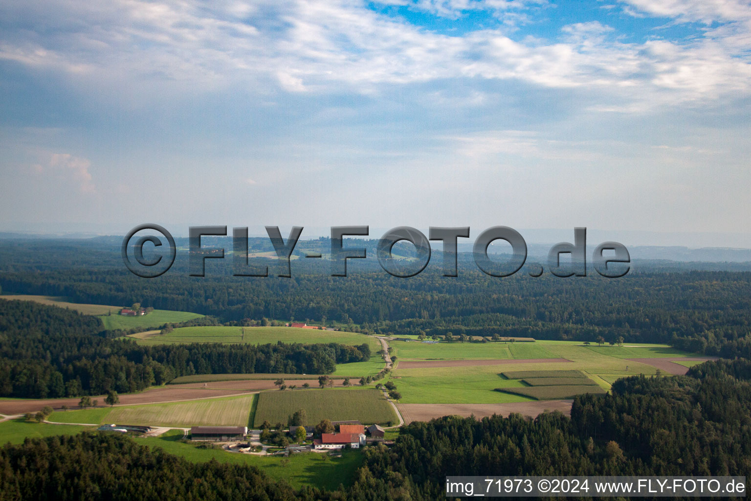 Vue aérienne de Gantenwald dans le département Bade-Wurtemberg, Allemagne