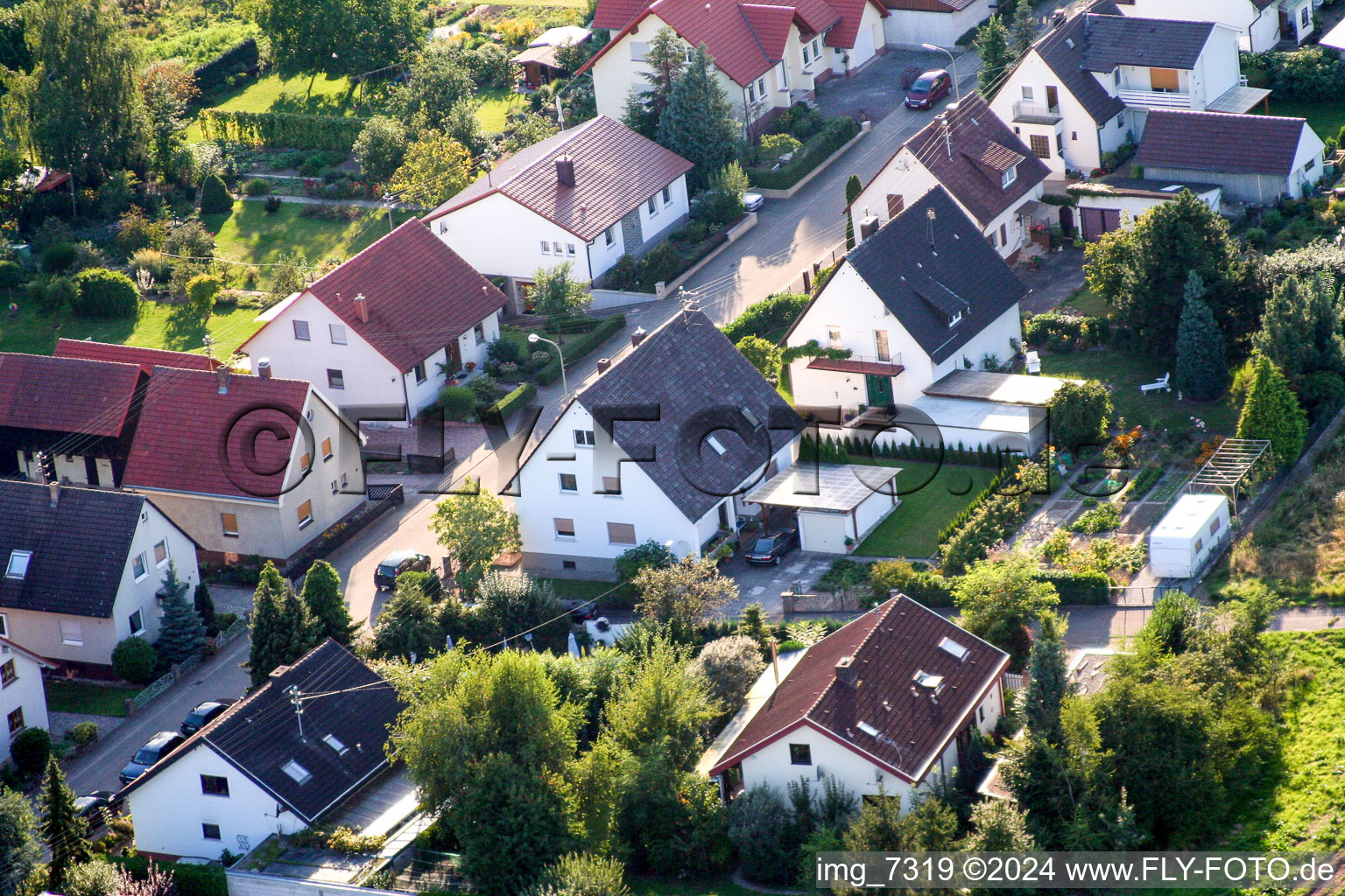 Vue aérienne de Mühlstr à Barbelroth dans le département Rhénanie-Palatinat, Allemagne