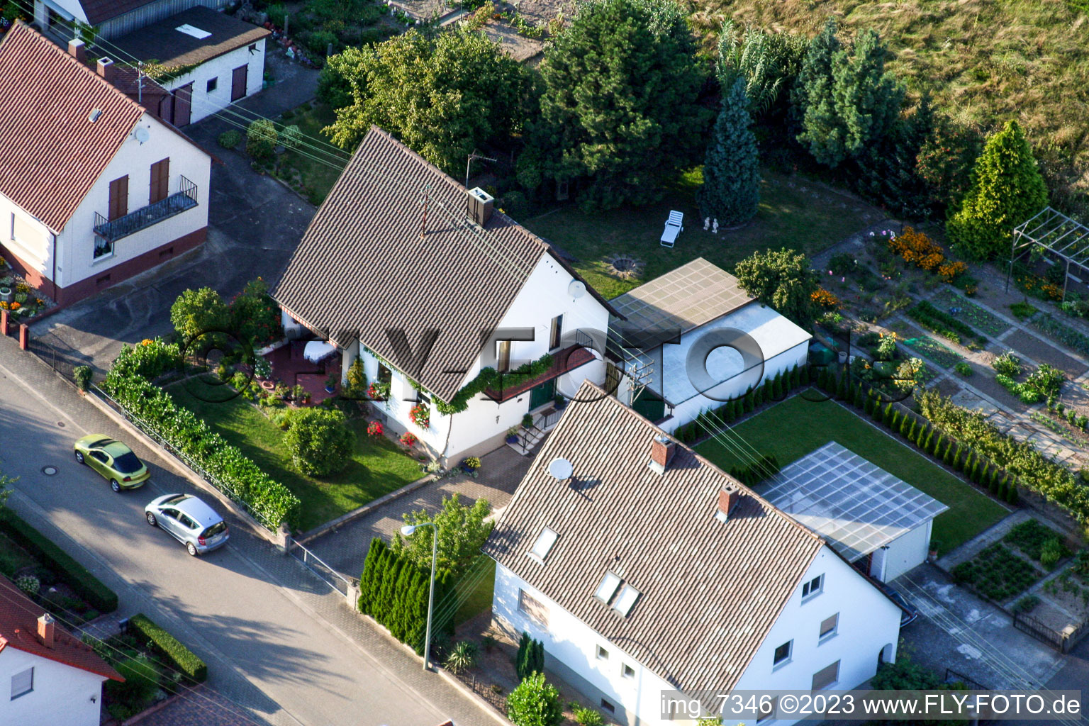 Mühlstr à Barbelroth dans le département Rhénanie-Palatinat, Allemagne d'un drone