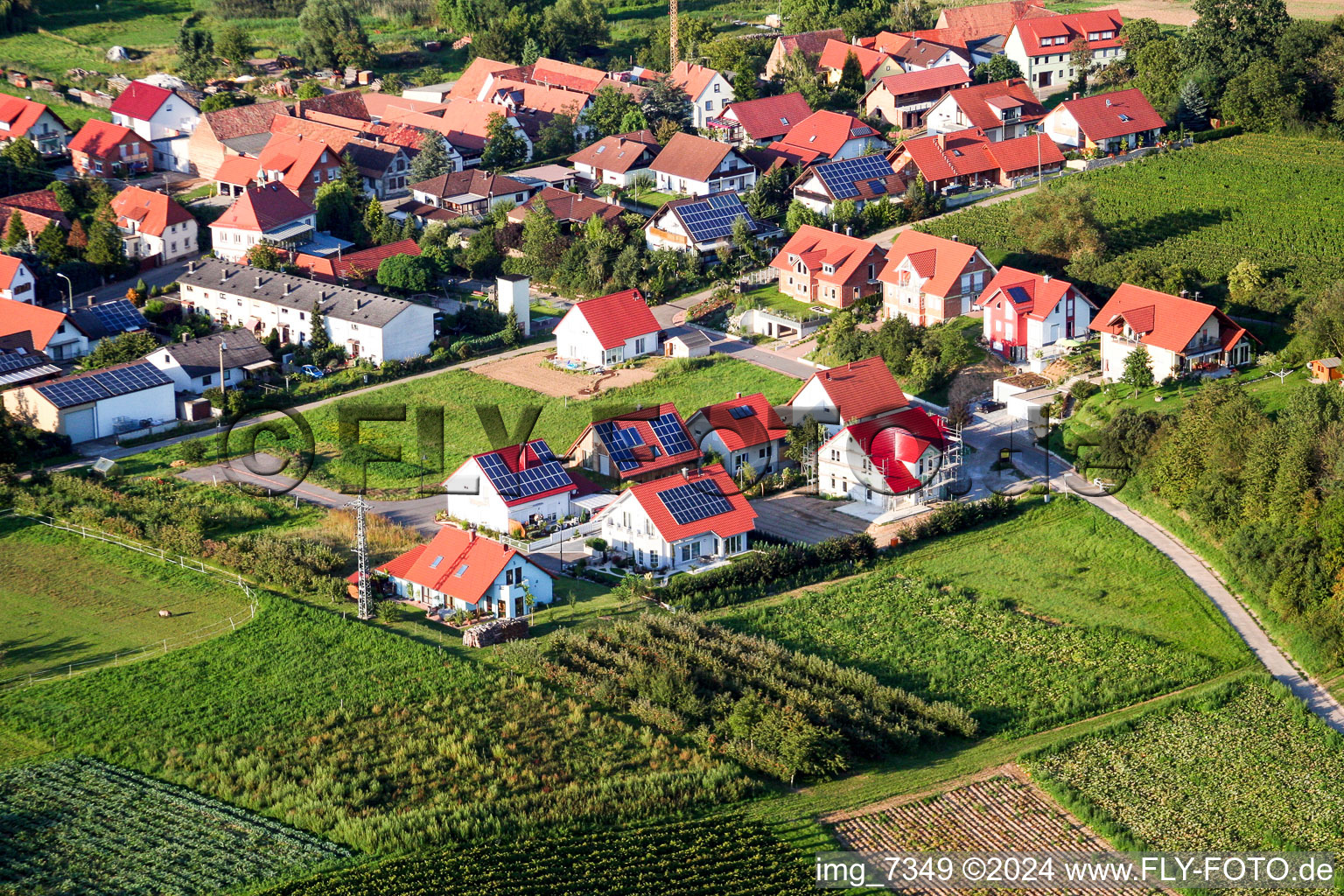 Image drone de Hergersweiler dans le département Rhénanie-Palatinat, Allemagne