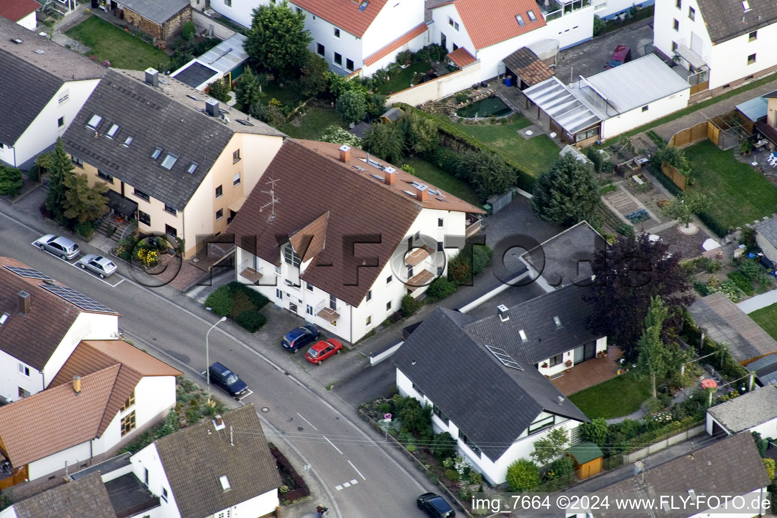 Vue aérienne de Robert Kochstr à Kandel dans le département Rhénanie-Palatinat, Allemagne