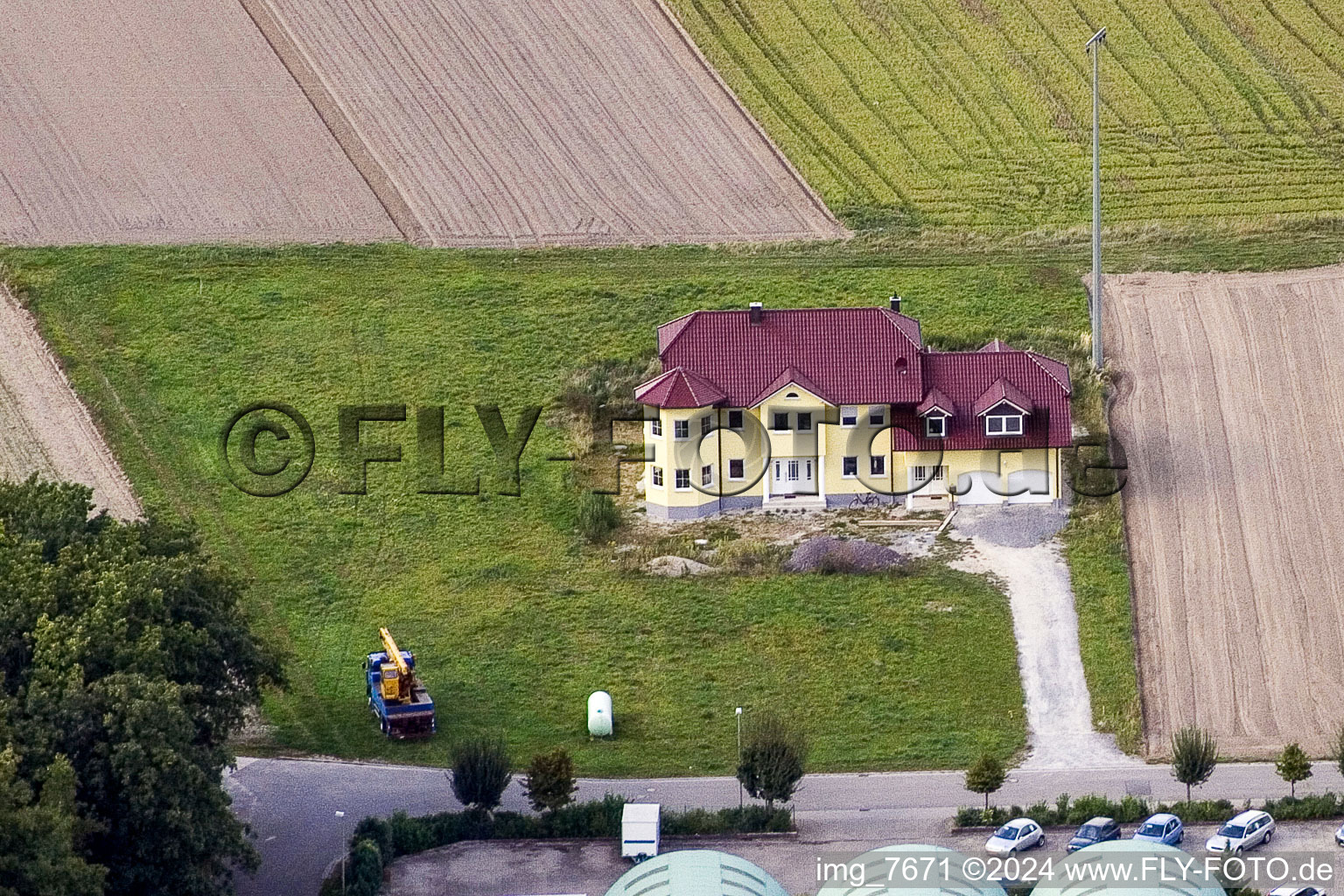 Vue aérienne de Hinkelstein à Hatzenbühl dans le département Rhénanie-Palatinat, Allemagne