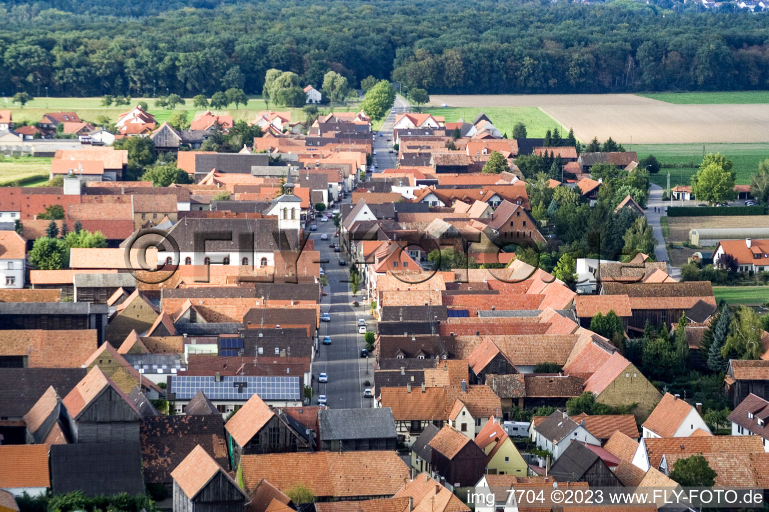 Vue oblique de Quartier Hayna in Herxheim bei Landau dans le département Rhénanie-Palatinat, Allemagne