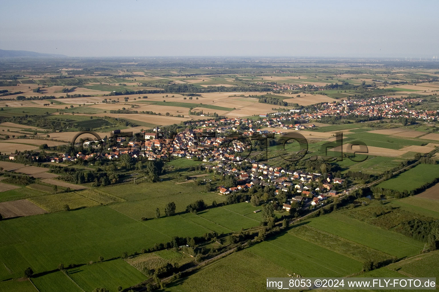 Photographie aérienne de Kapsweyer dans le département Rhénanie-Palatinat, Allemagne