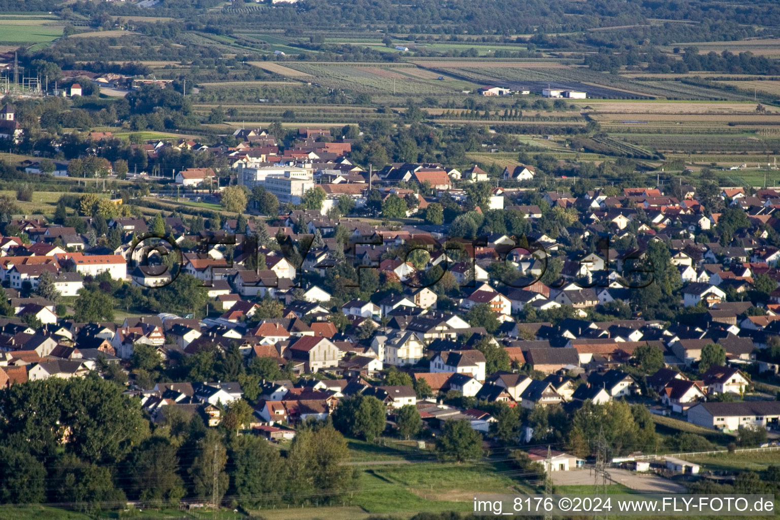 Quartier Urloffen in Appenweier dans le département Bade-Wurtemberg, Allemagne depuis l'avion