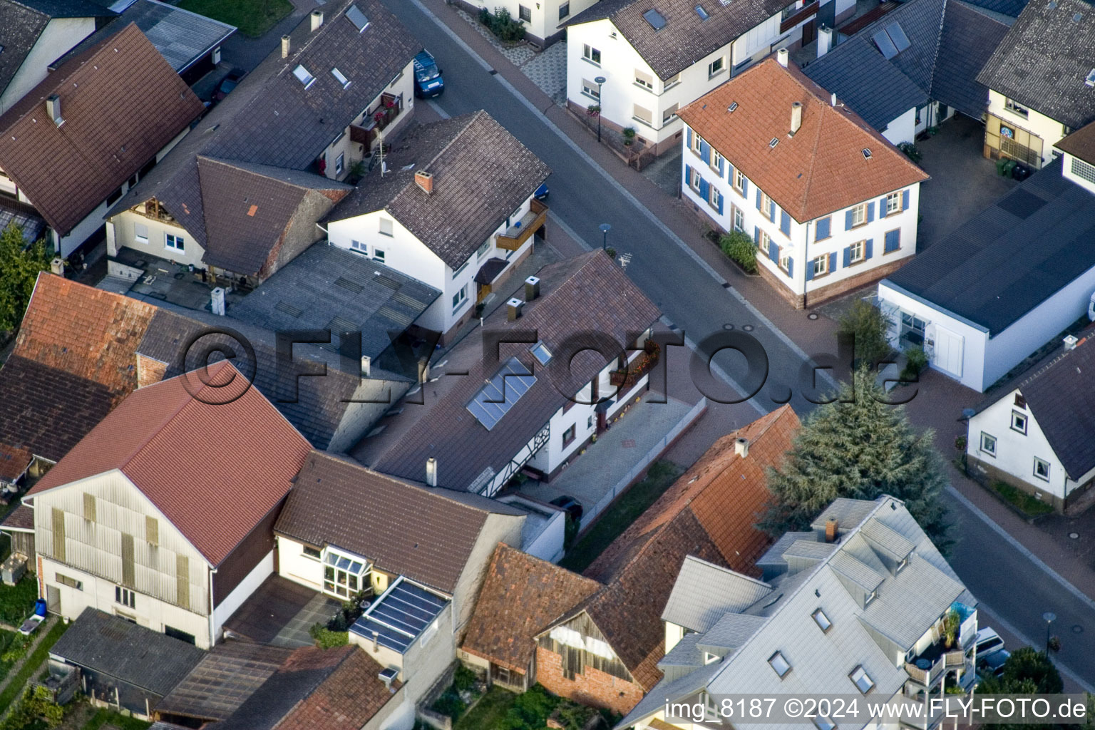 Quartier Urloffen in Appenweier dans le département Bade-Wurtemberg, Allemagne du point de vue du drone